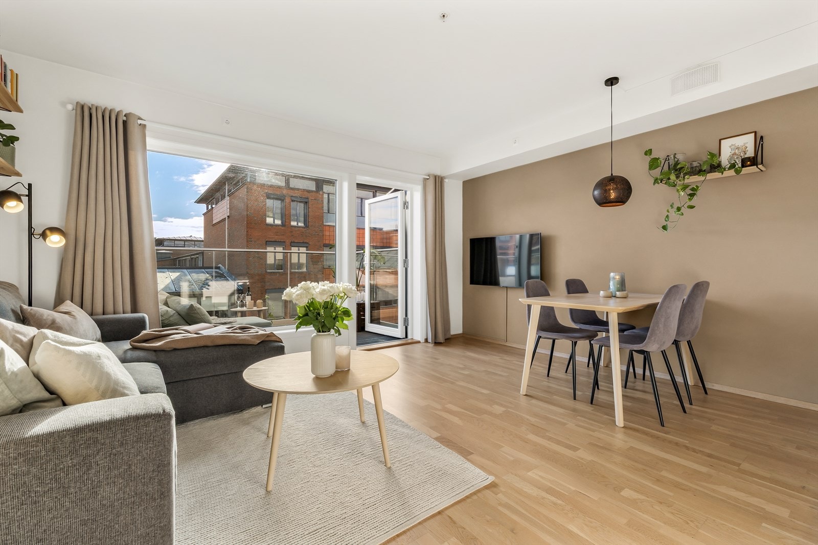 Leiligheten er utstyrt med et balansert ventilasjonsanlegg for et sunt inneklima Galleribilde