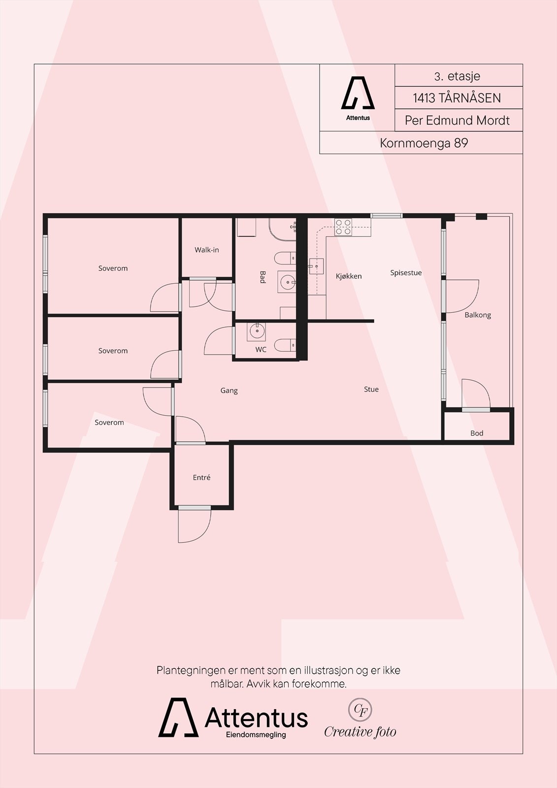 Plantegning Galleribilde