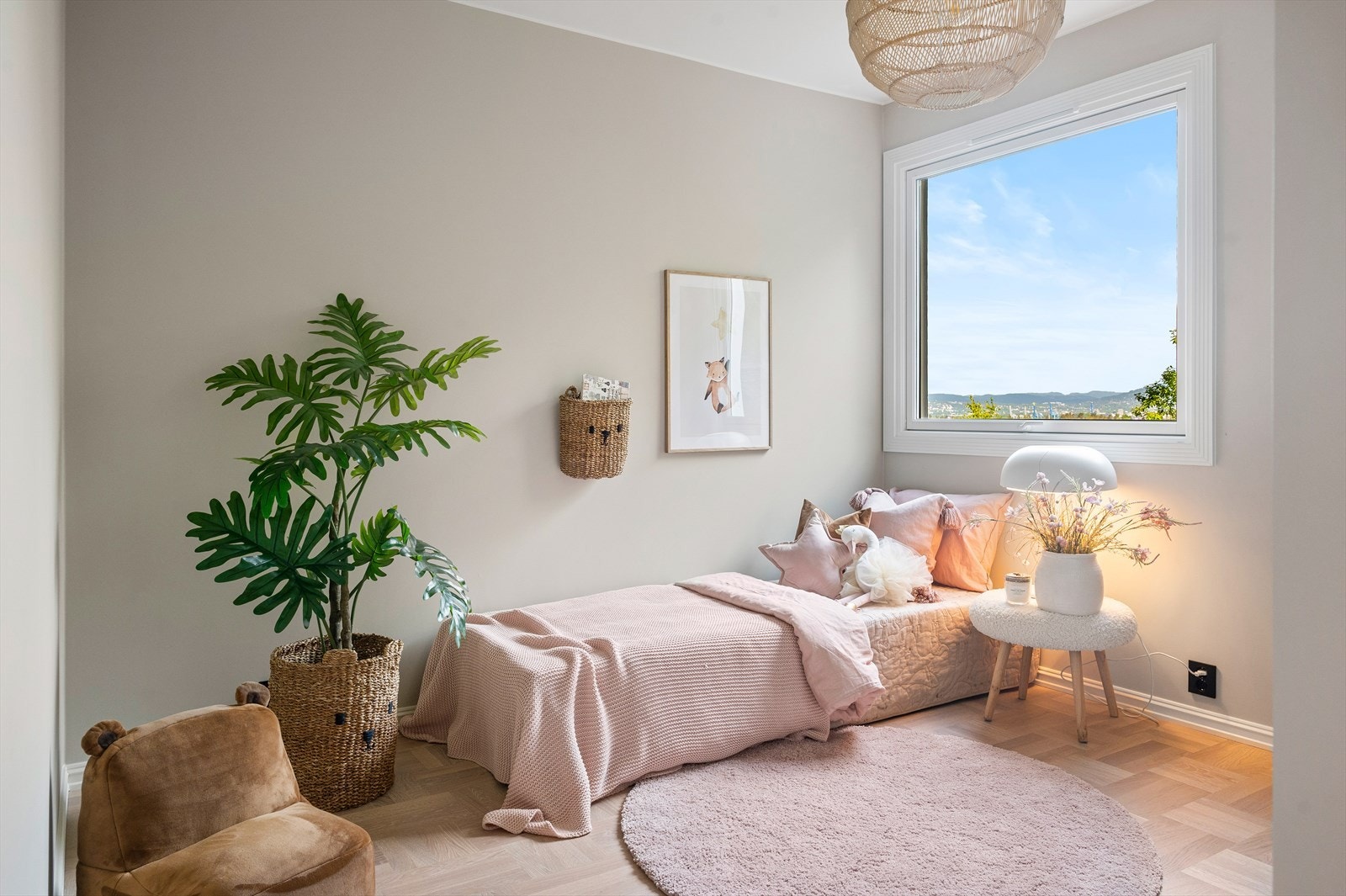 Soverom 3 er et koselig rom som også egner seg som barnerom eller gjesterom. Galleribilde