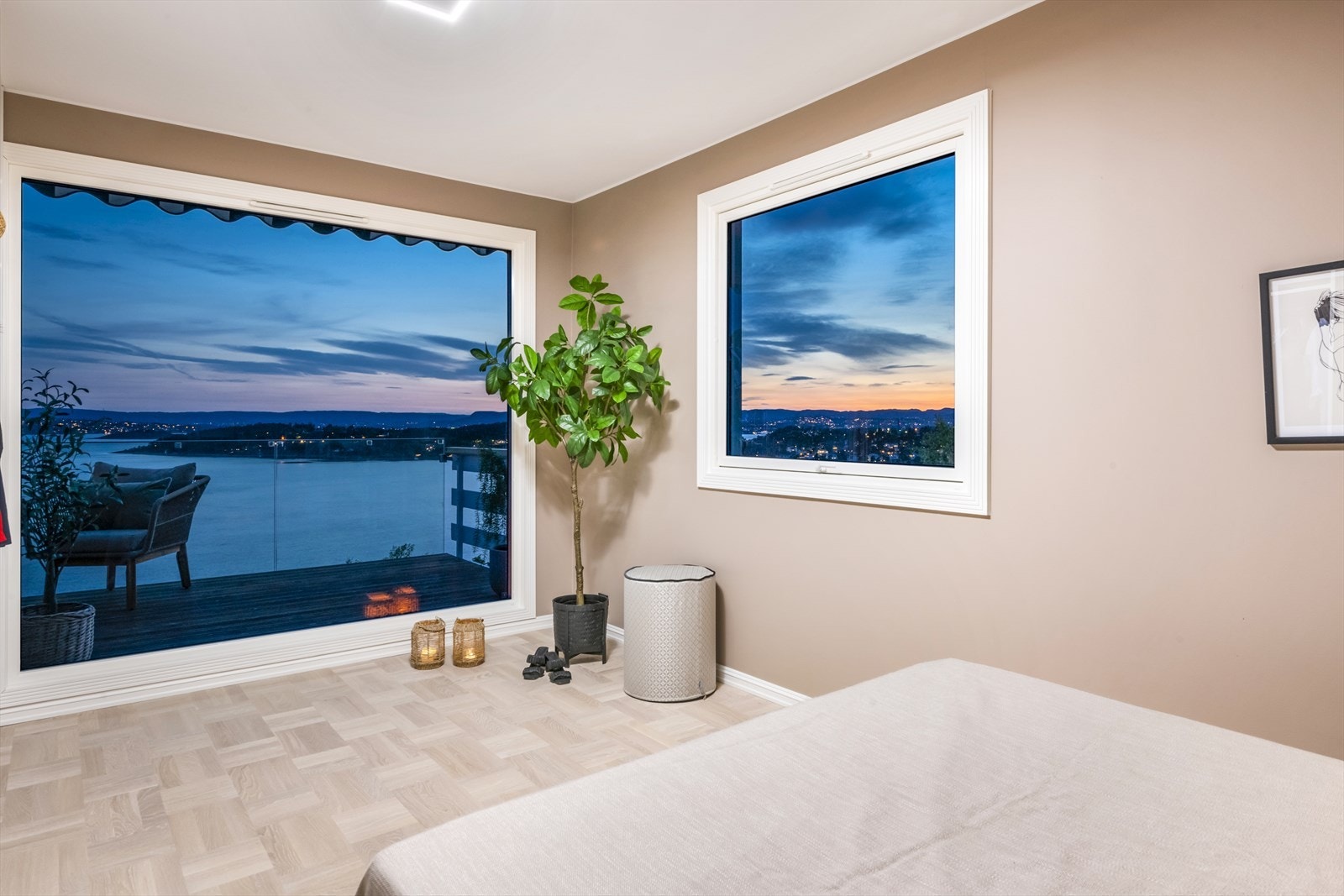 Tenk å legge seg til denne spektakulære utsikten? Galleribilde