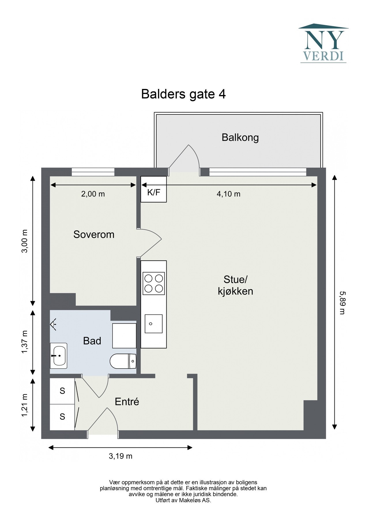 Plantegning Galleribilde