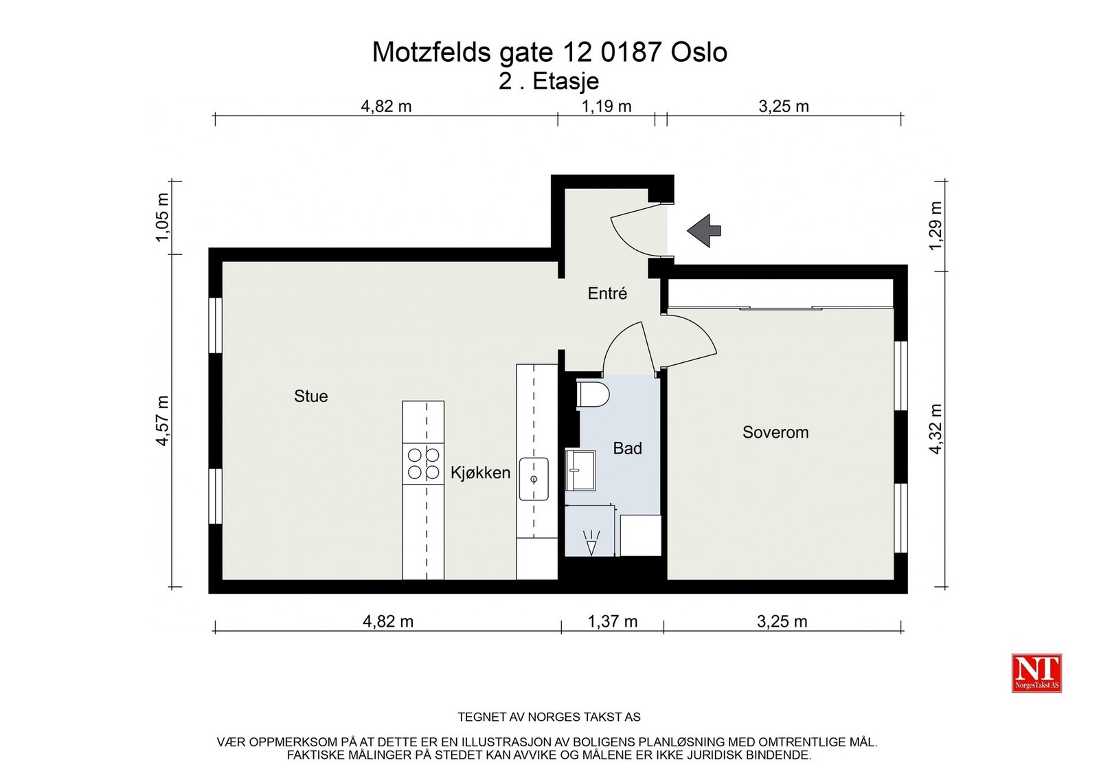 Plantegning Galleribilde