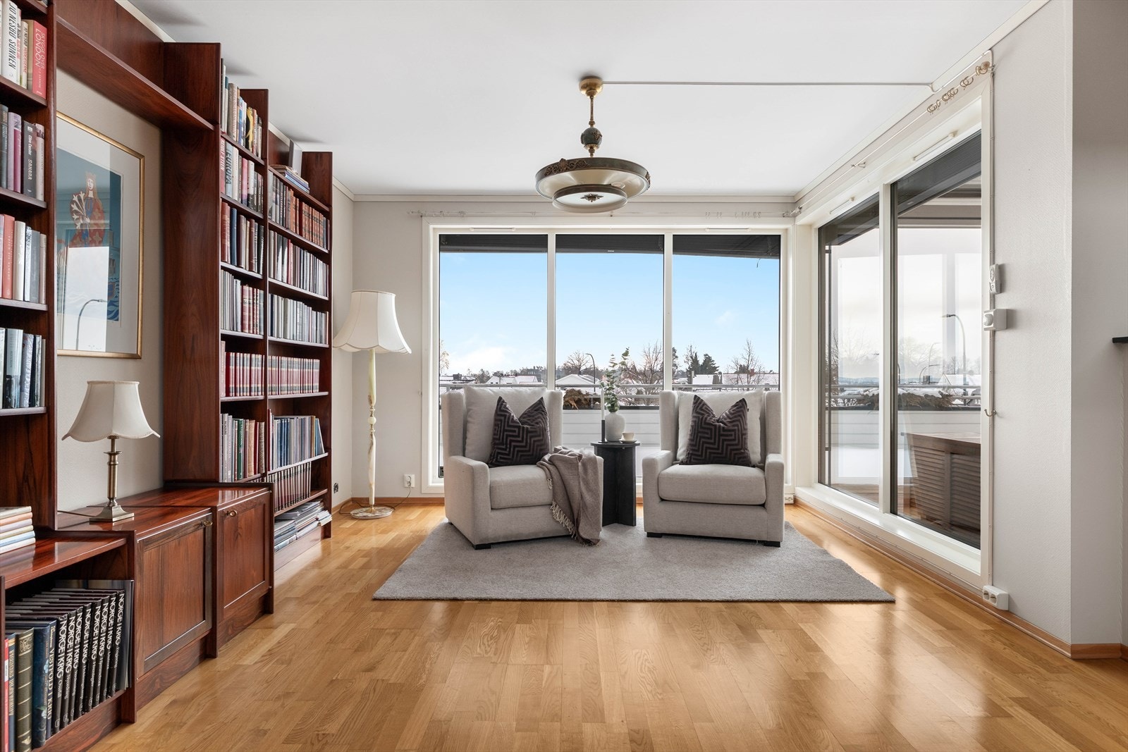 Det er god plass til møblering i flere soner. Galleribilde