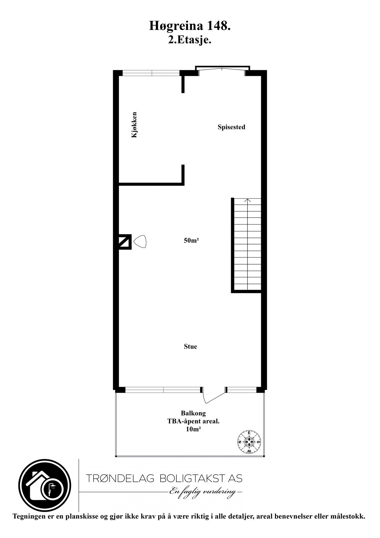 Planskisse 2. etasje. Galleribilde