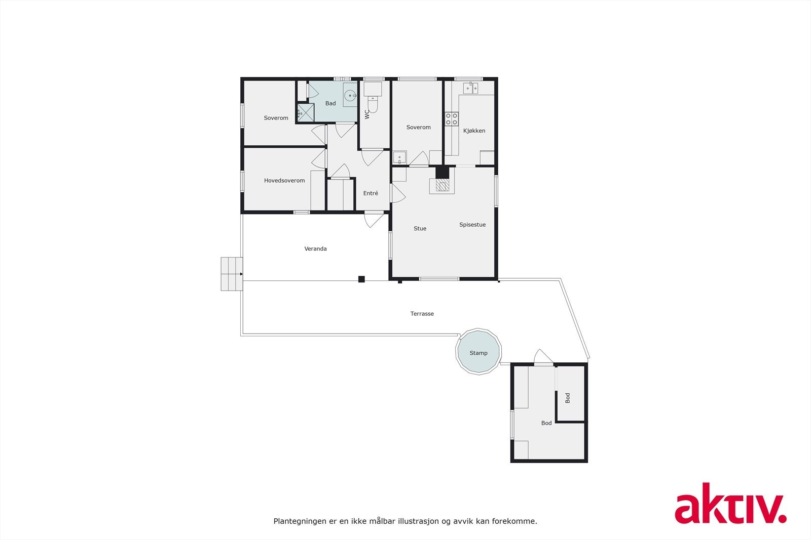 Plantegning Galleribilde