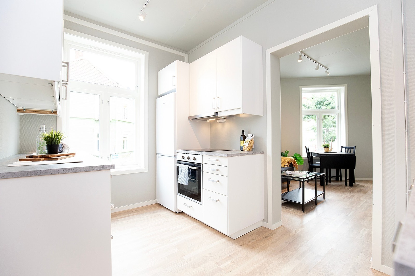 Kjøkken mot stue Galleribilde