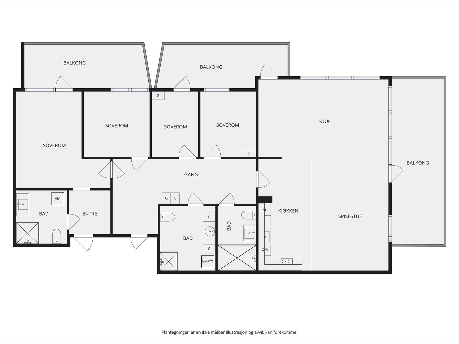 Plantegning. Galleribilde