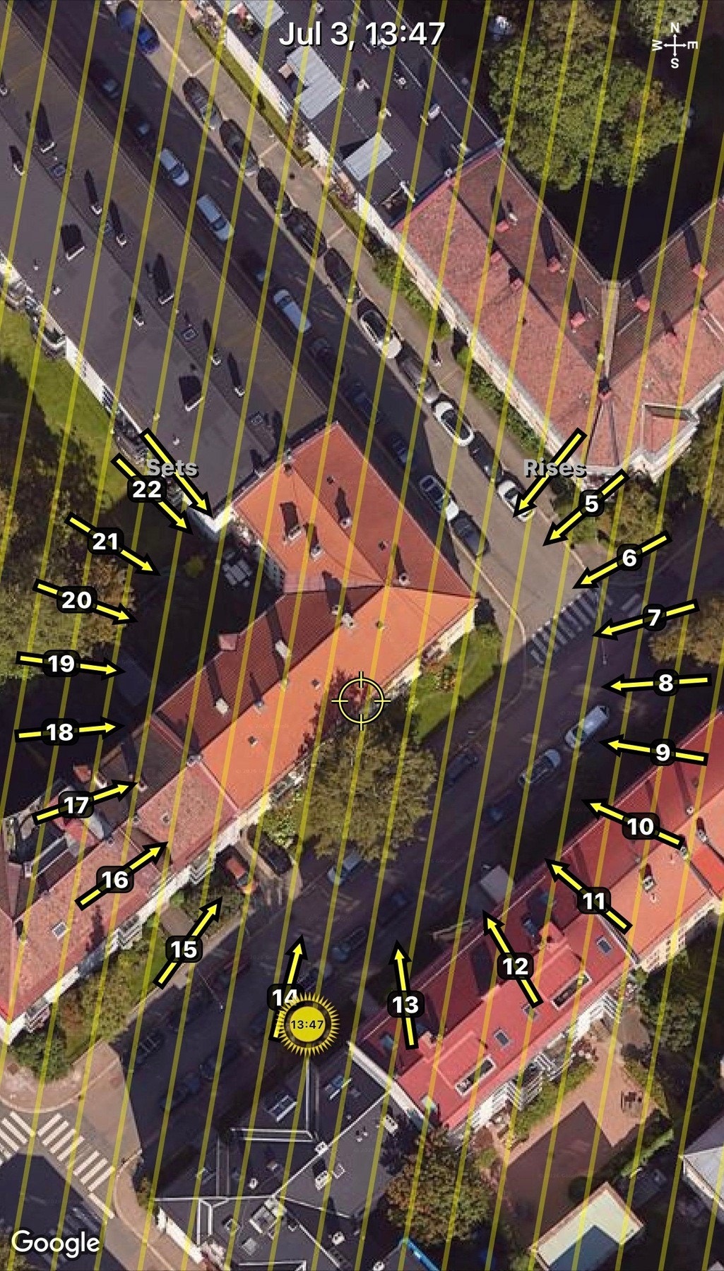 Solforhold på sommeren. Galleribilde