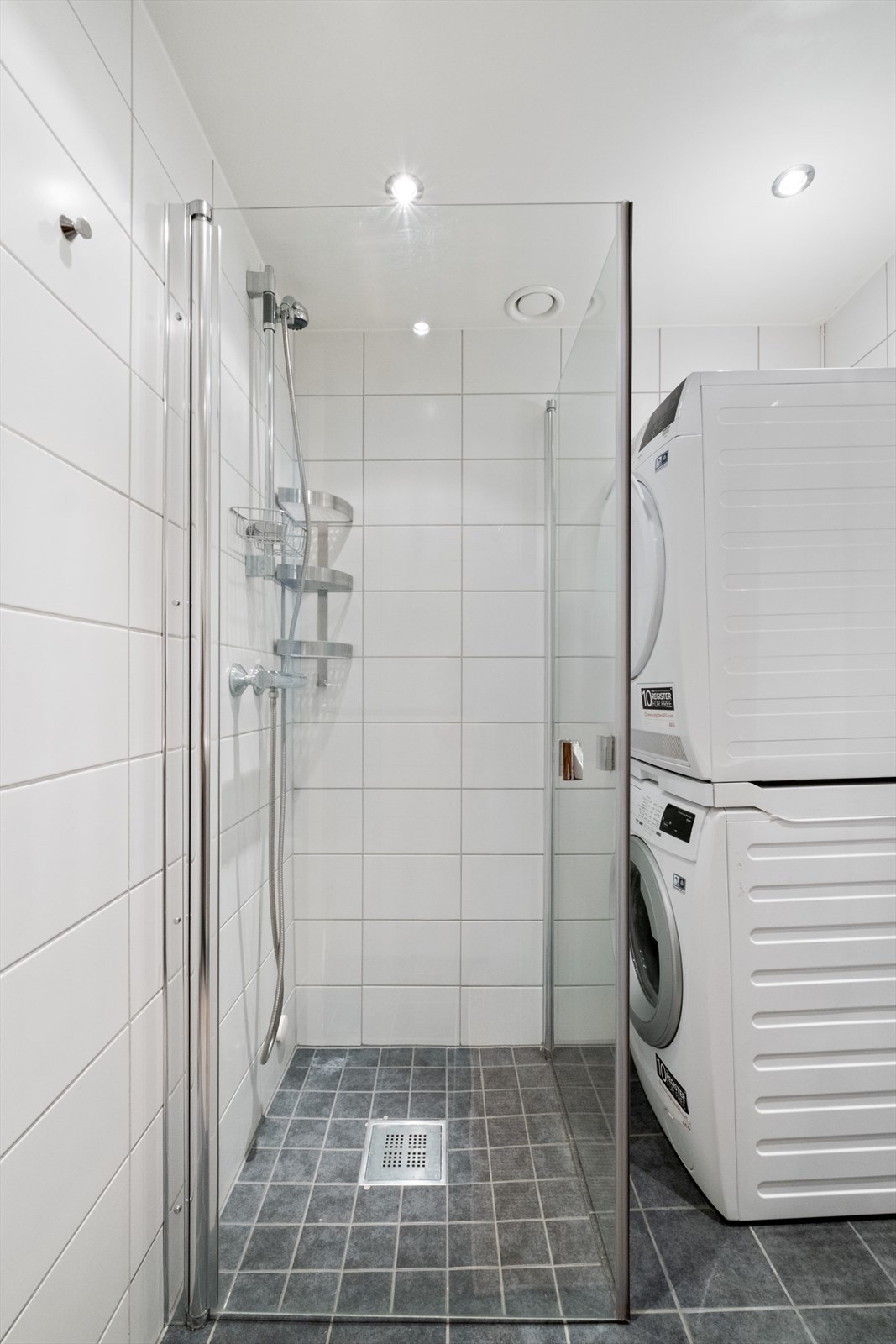 Det er også opplegg for vaskemaskin. Galleribilde