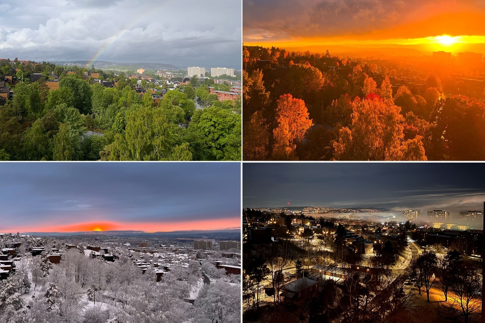 Her er det store vindusflater som sikrer et fantastisk utsiktsbilde over Oslo! Leiligheten og utsikten må oppleves! (Selgers egne bilder) Galleribilde