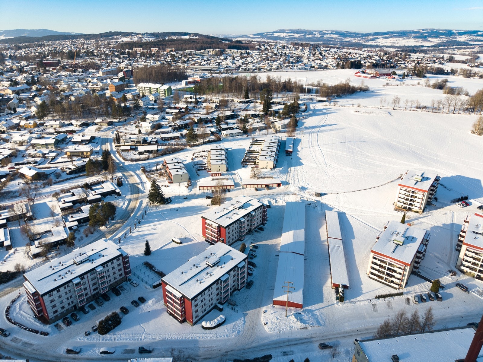 På vinterstid blir det kjørt opp skiløyper i området. Galleribilde