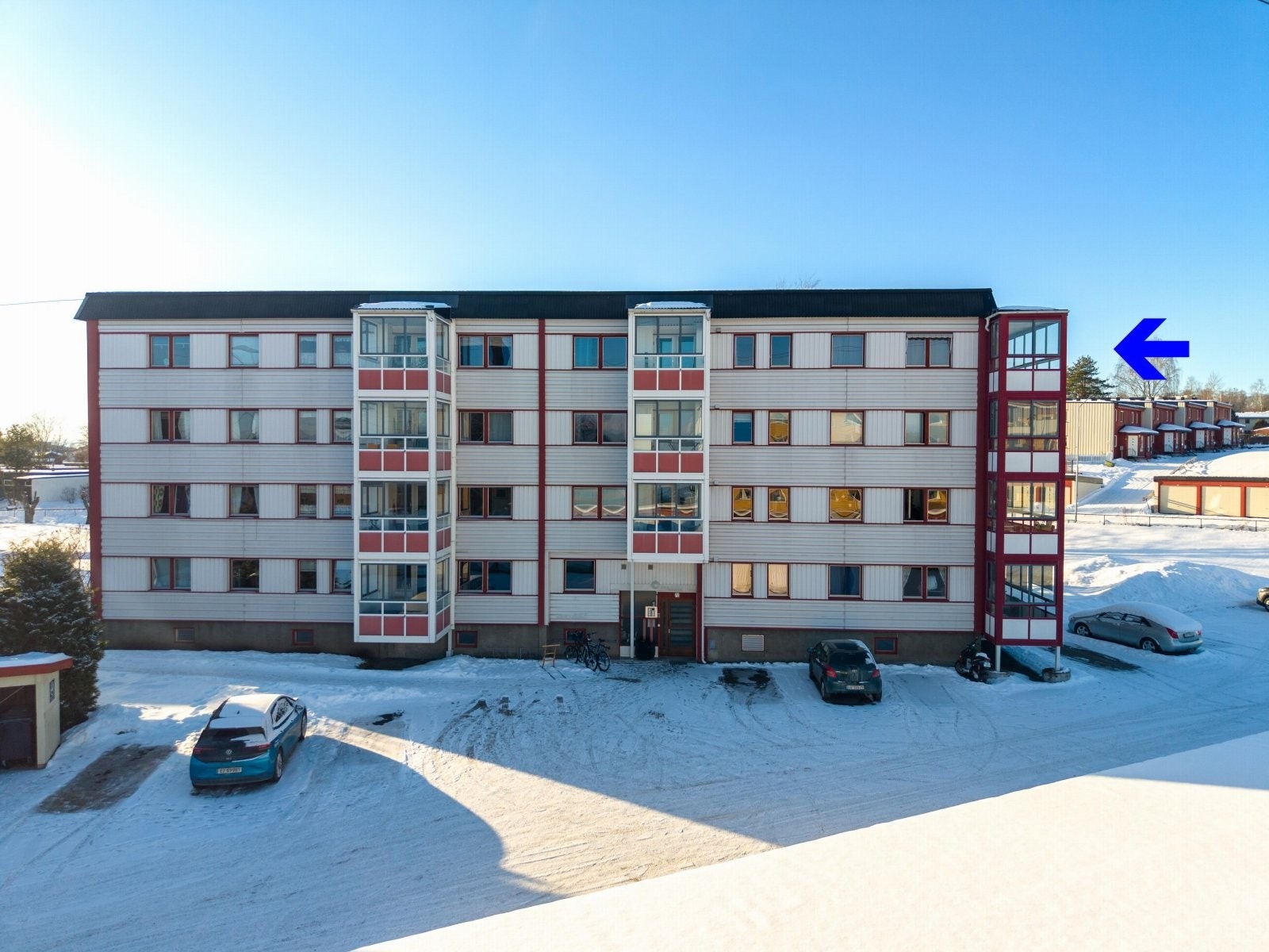 Leiligheten er en hjørneleilighet. Galleribilde