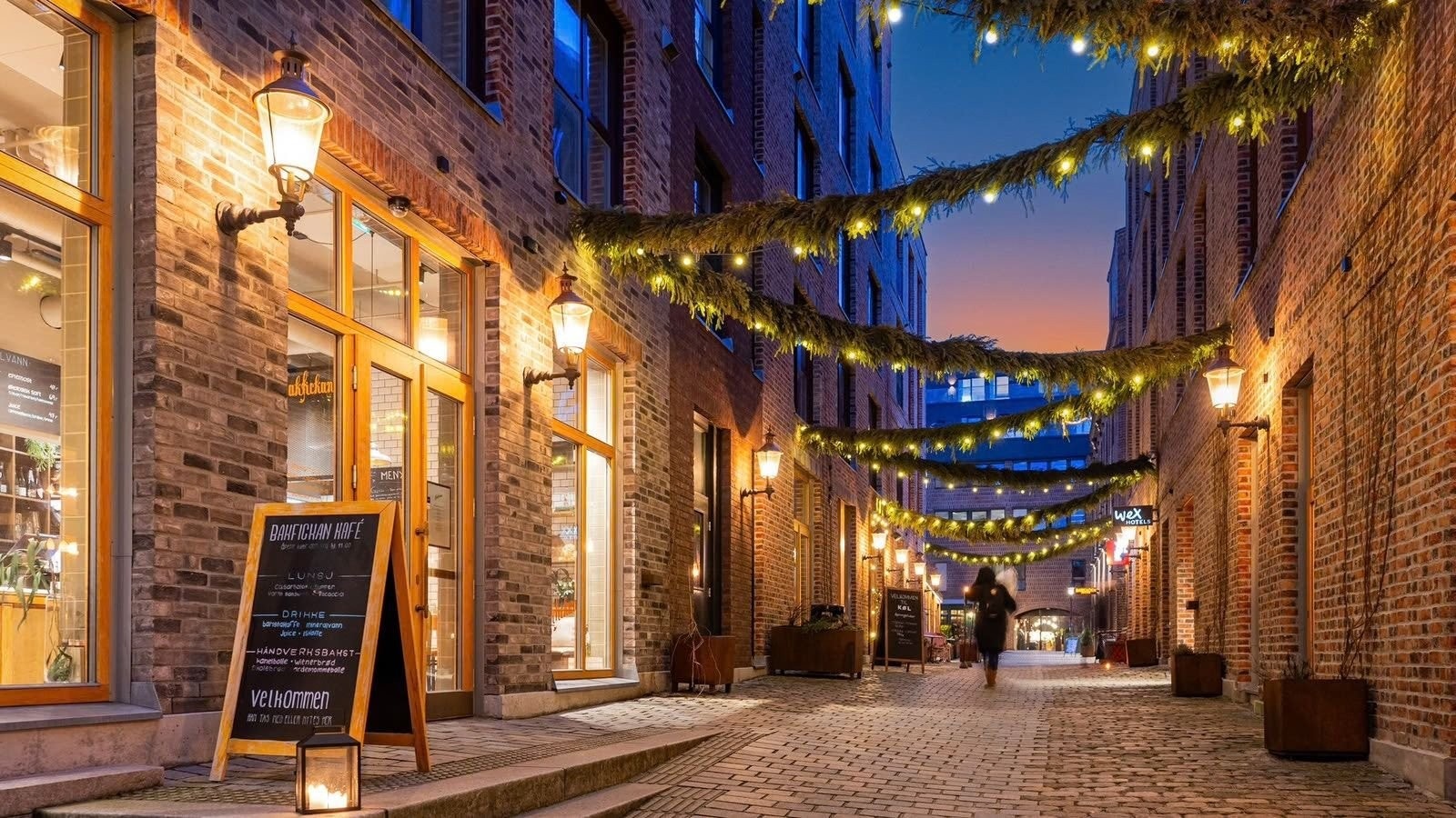 Nærområde, utsyn fra vindu Galleribilde