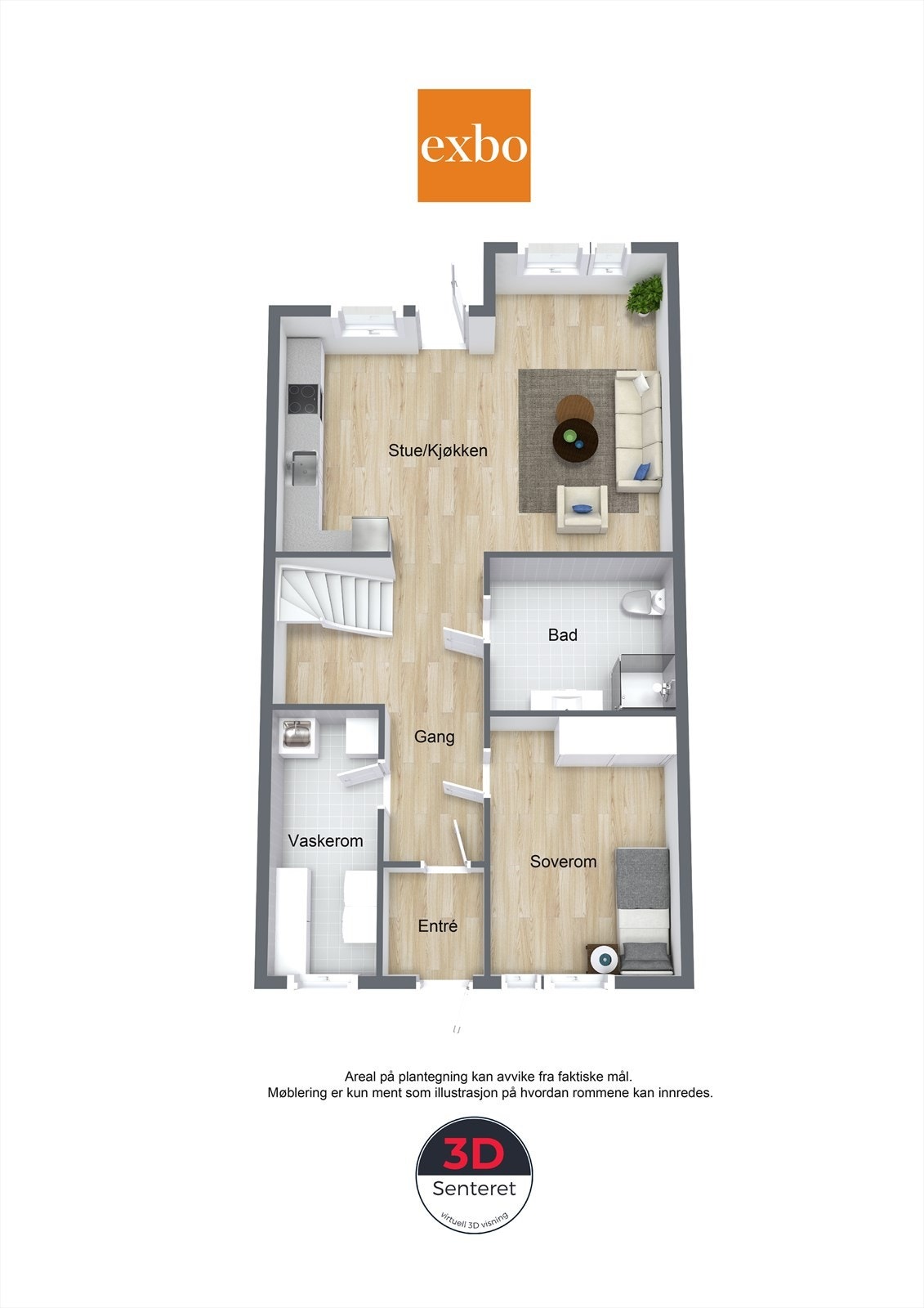 Plantegning 2.etasje. Galleribilde