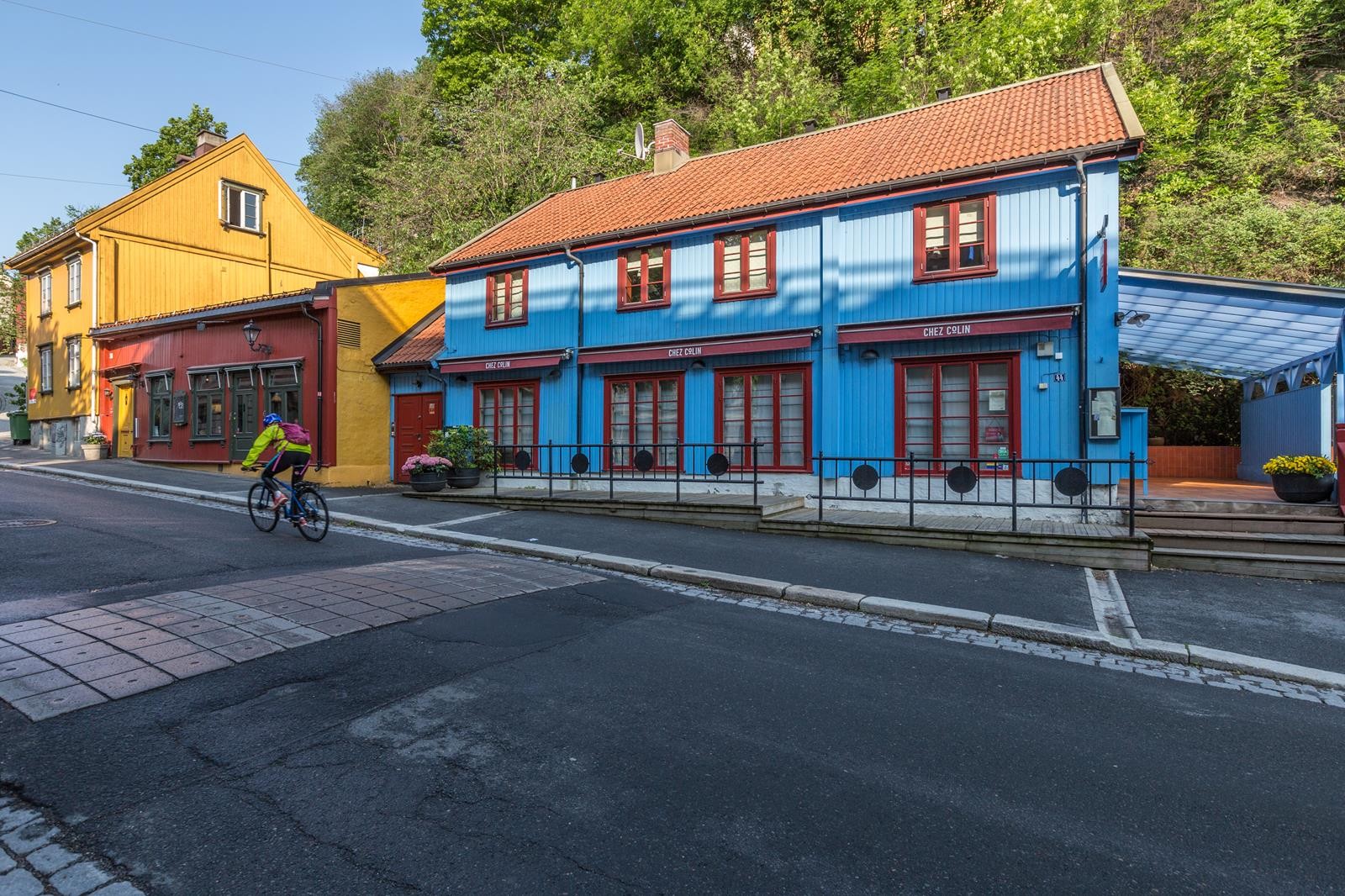 I Damstredet ligger flere anerkjente restauranter Galleribilde