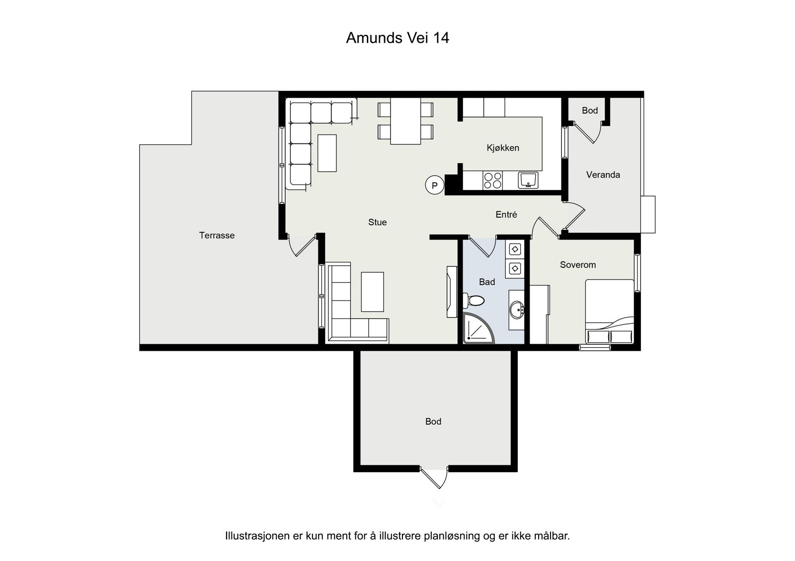 Planskisse Galleribilde