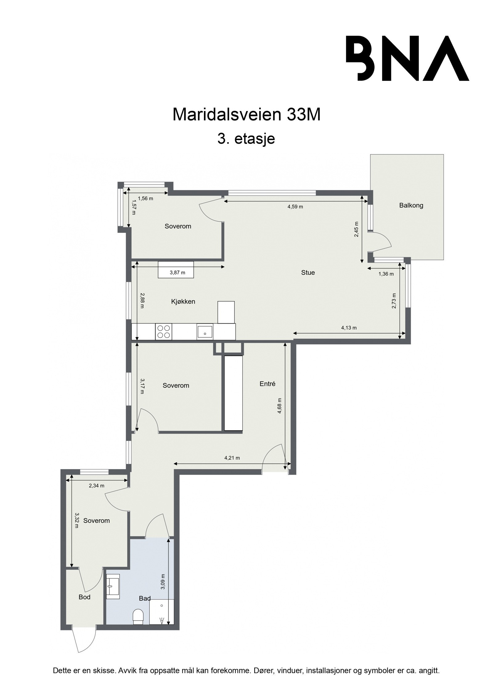 Plantegning Galleribilde