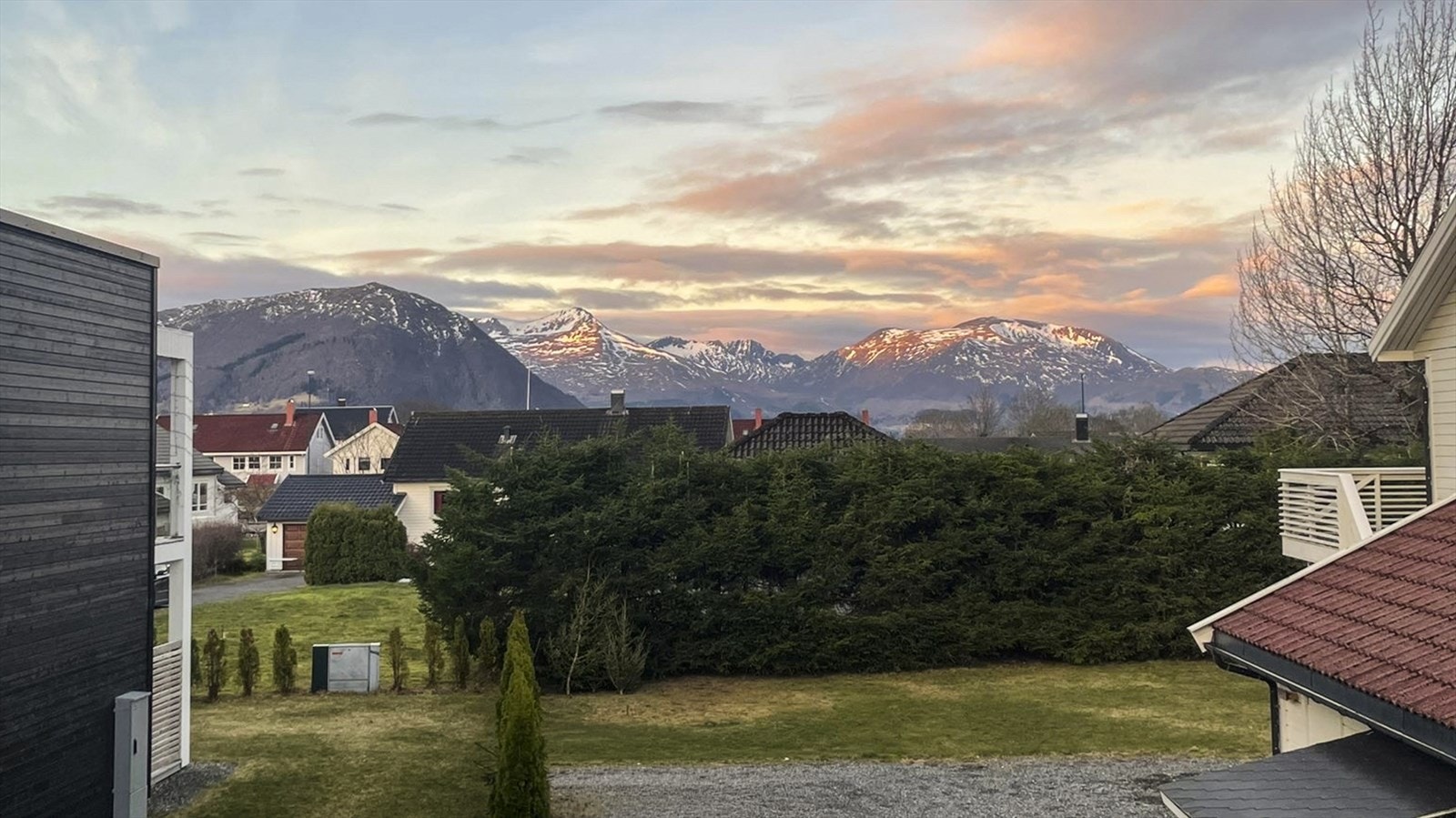 Nydelig utsikt frå verandaen Galleribilde