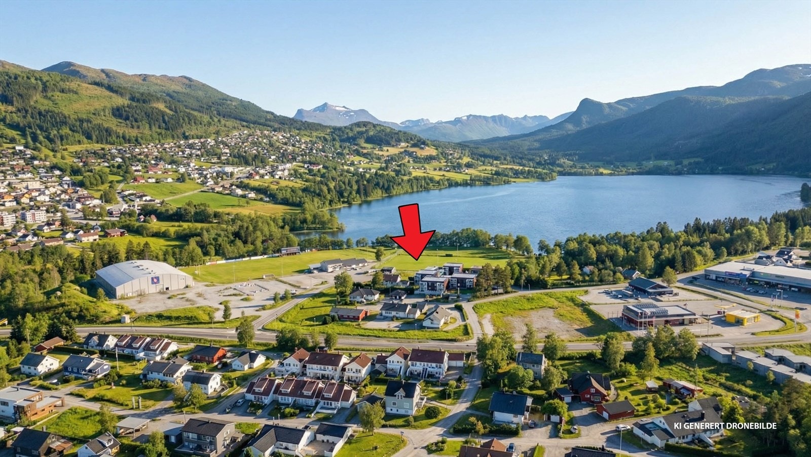 Nærområde mot Rotevatnet Galleribilde