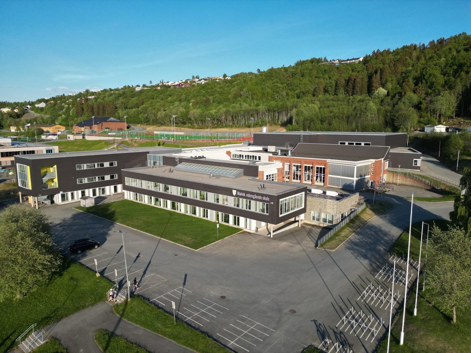 Nærområde: Kort veg til Malvik VGS og Vikhammer Ungdomsskole Galleribilde