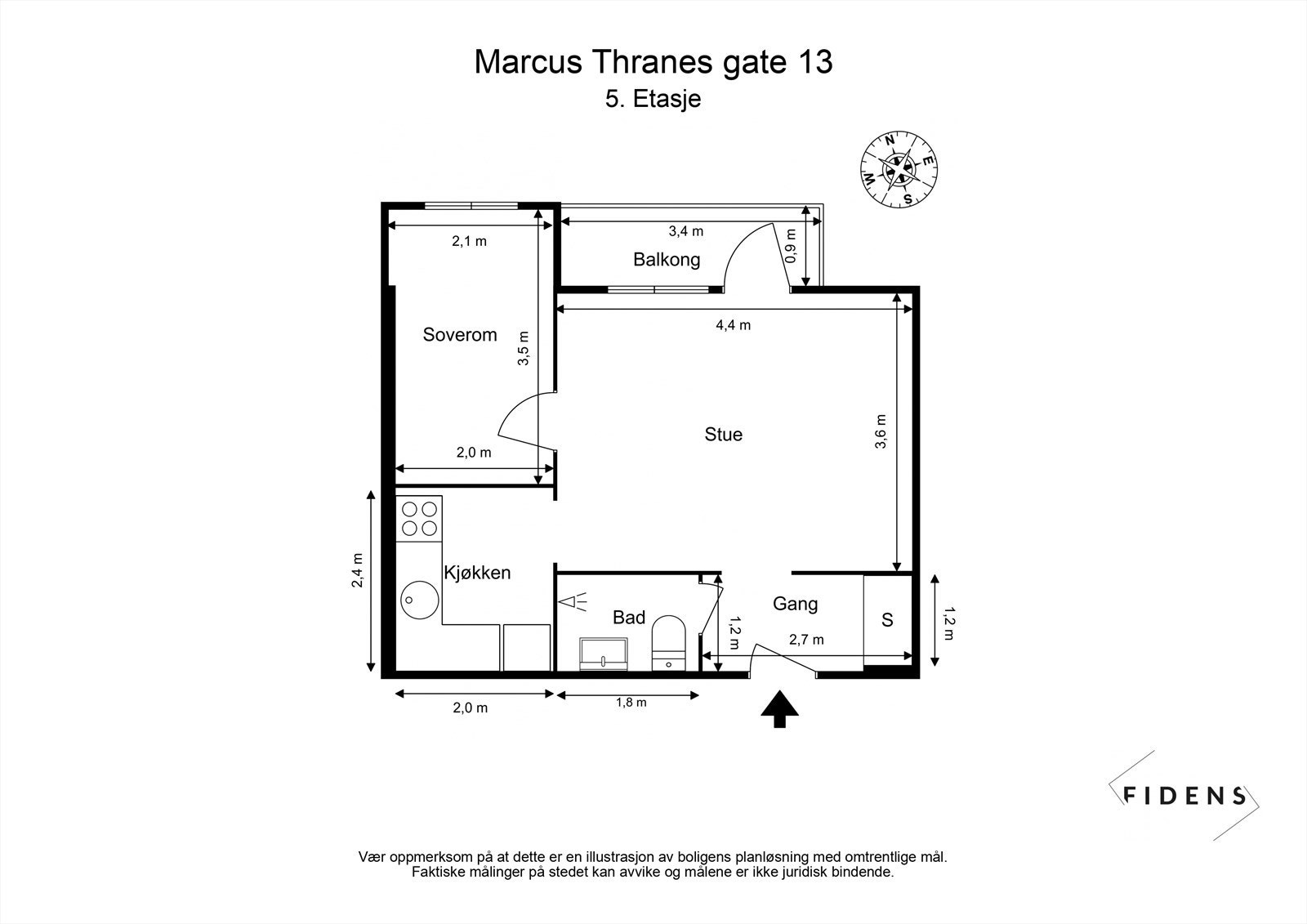 Plantegning Galleribilde