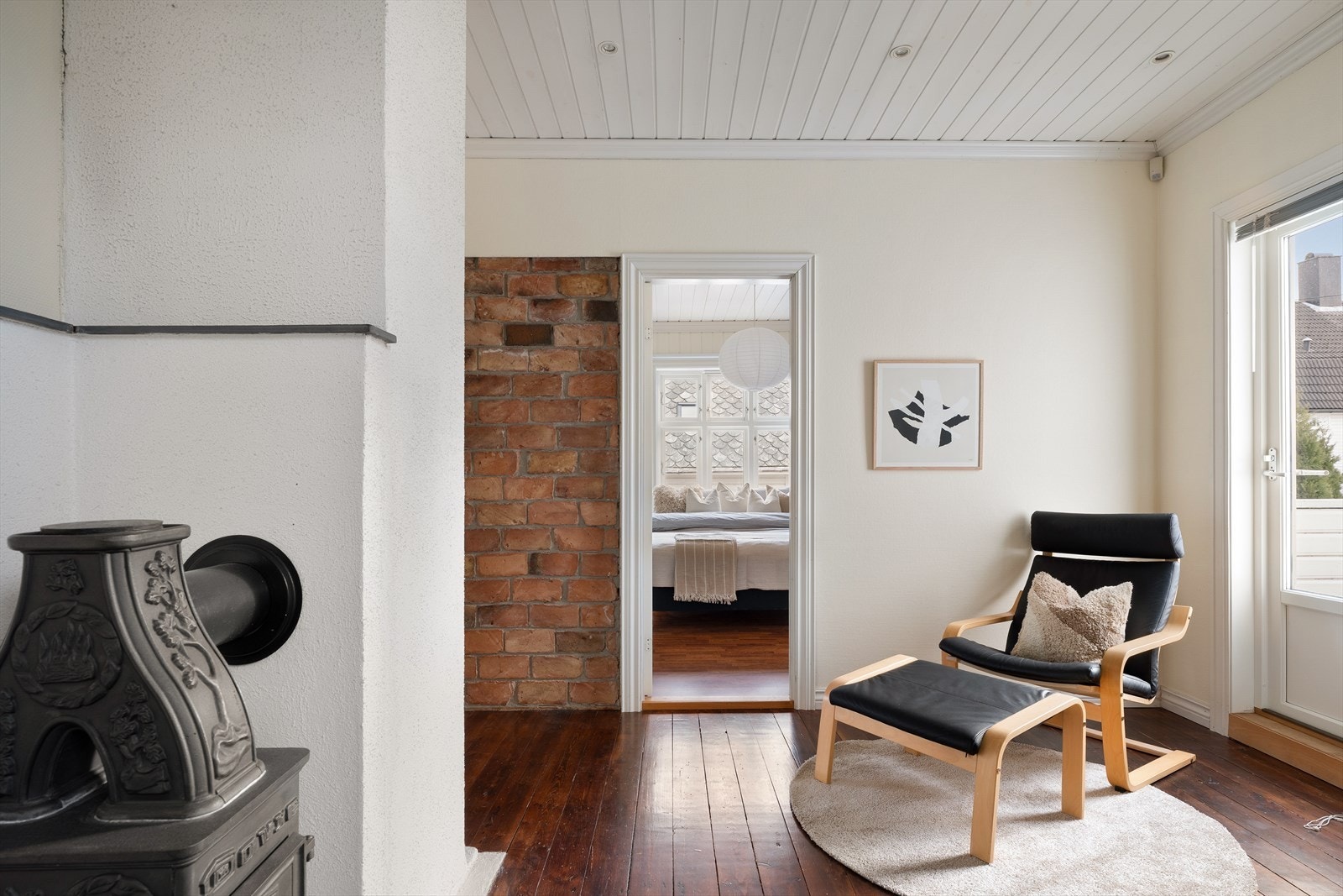 Stuerom med utgang til balkong Galleribilde