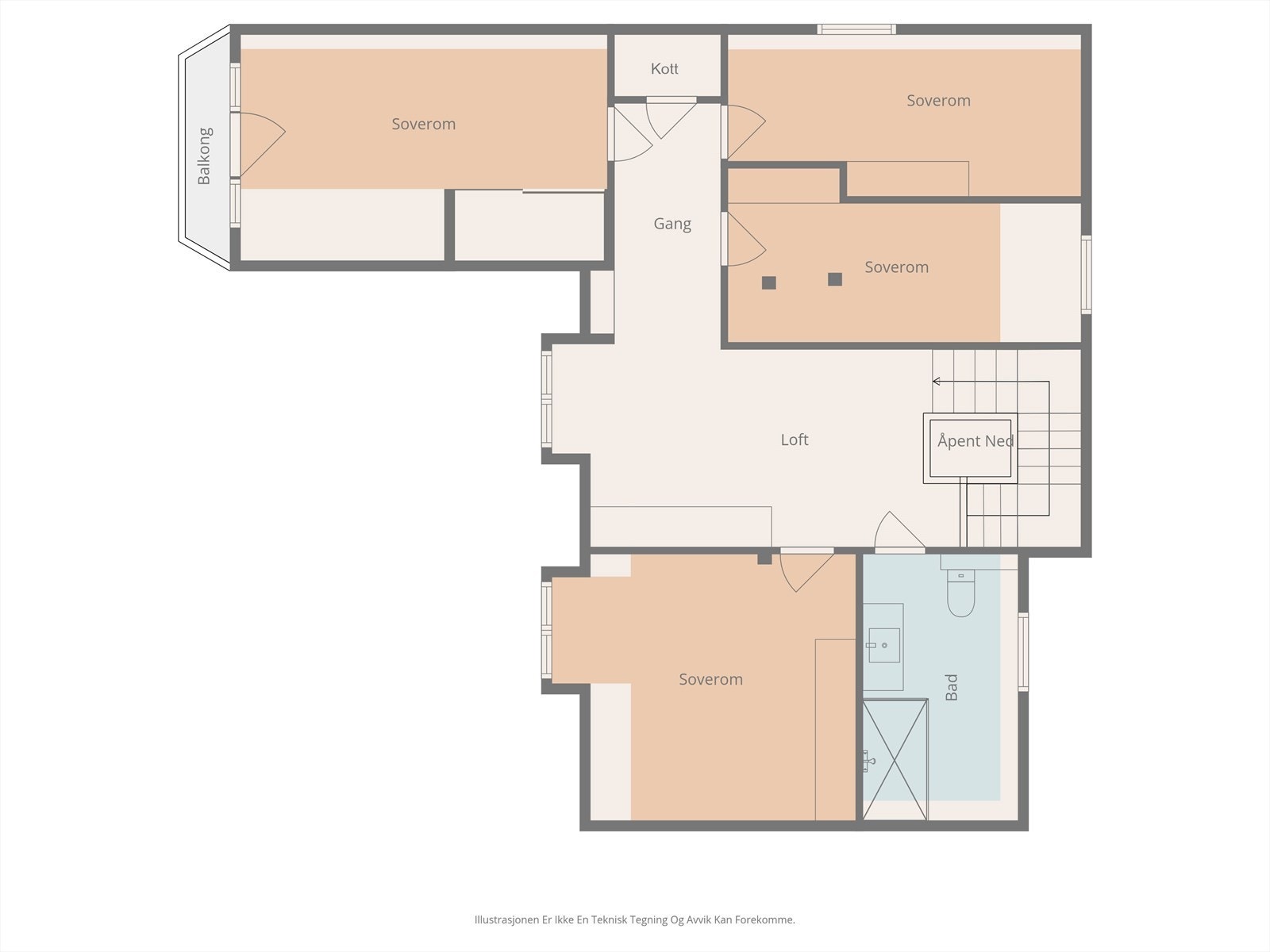 Plantegning 2.etasje. Galleribilde