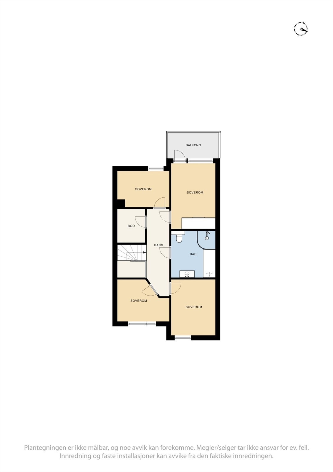 Plantegning 2. etasje. Galleribilde