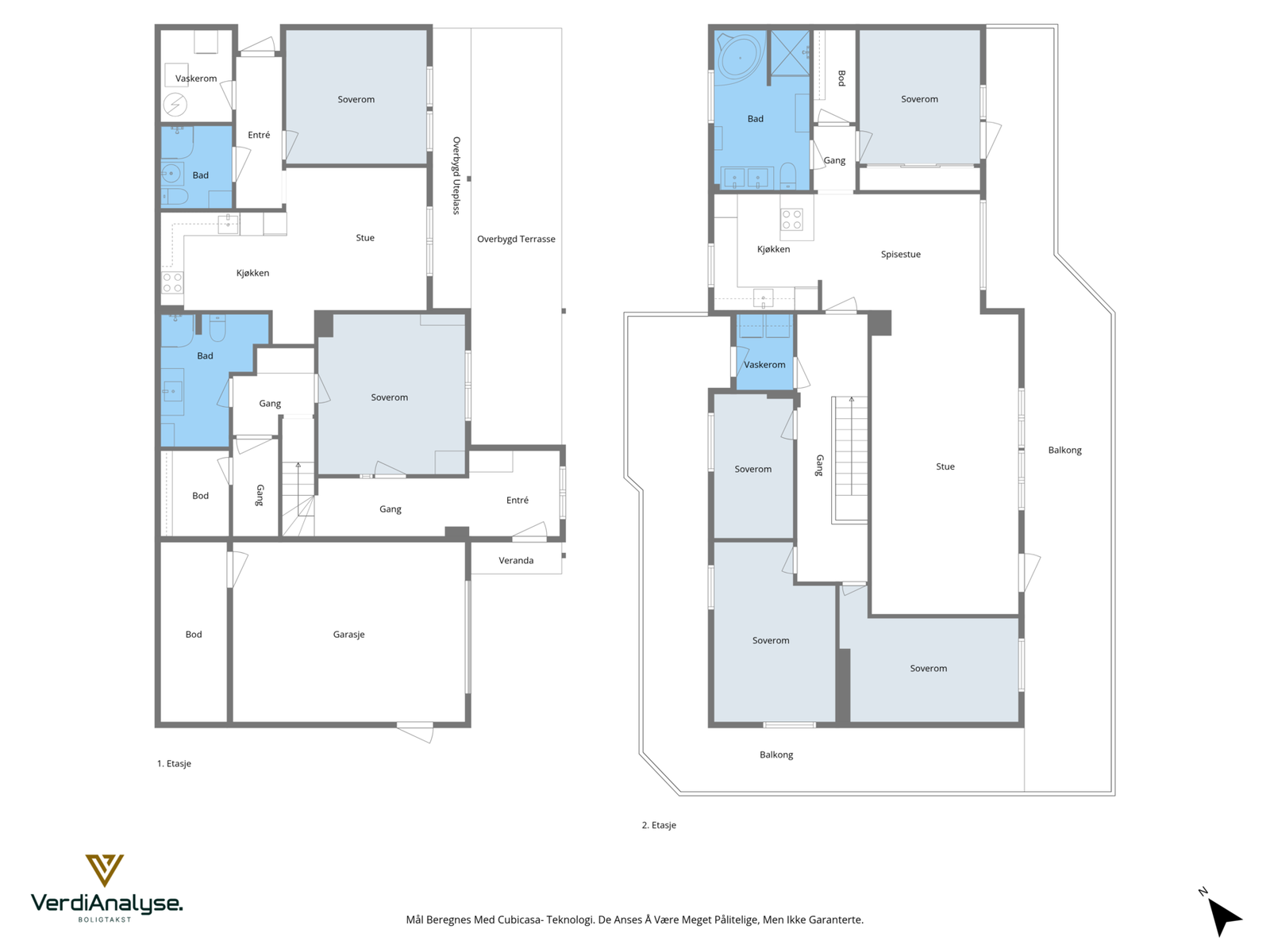 Planskisse samlet Galleribilde