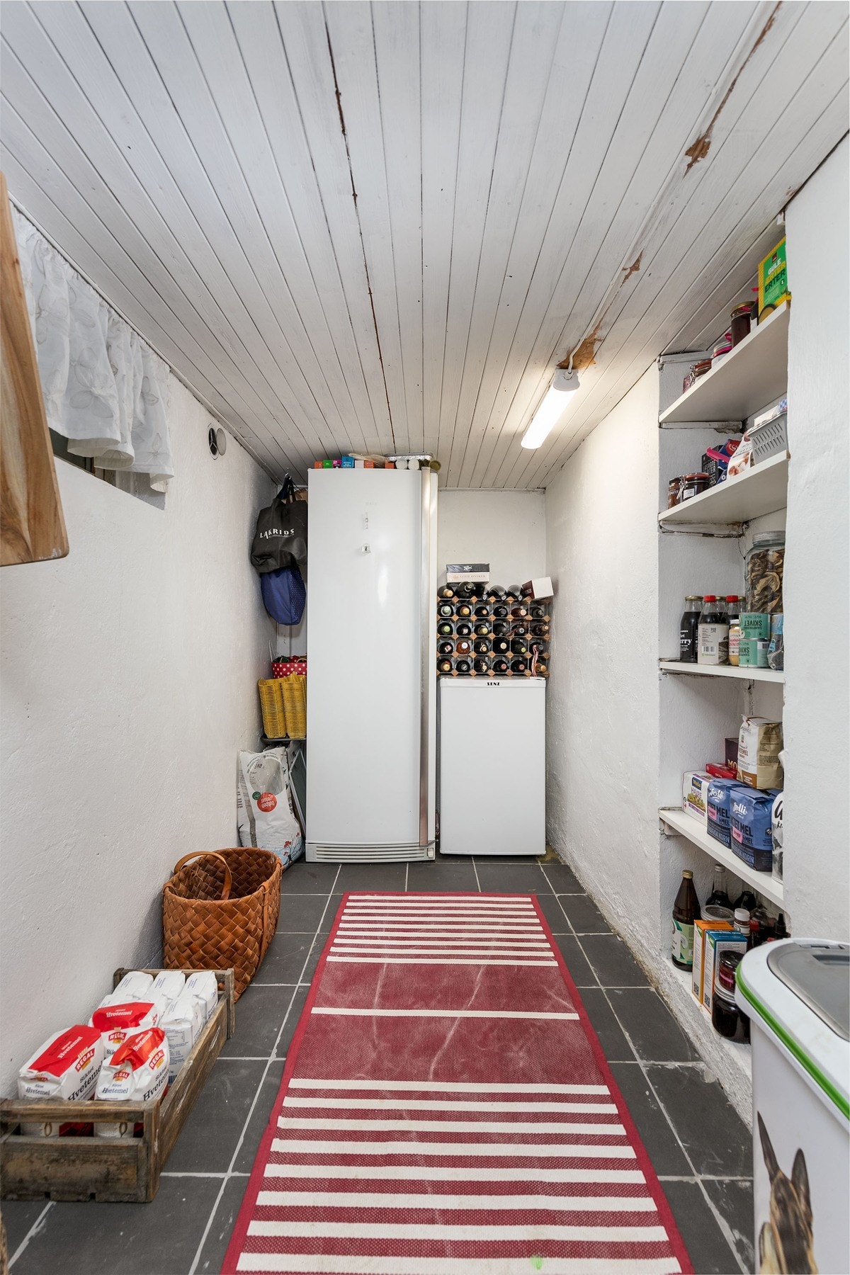 Bod i kjeller. Galleribilde