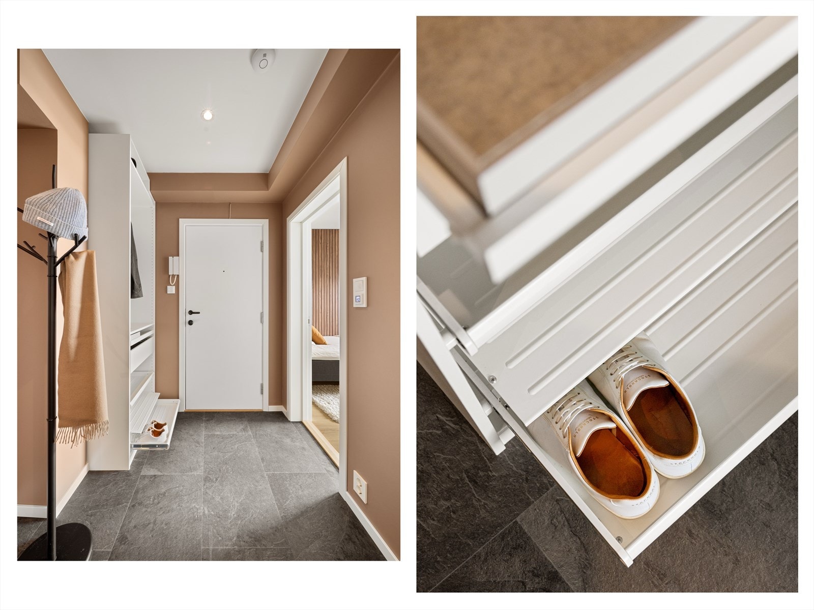 I gangen er det også plassert dørtelefon slik at du enkelt slipper inn gjestene. Galleribilde