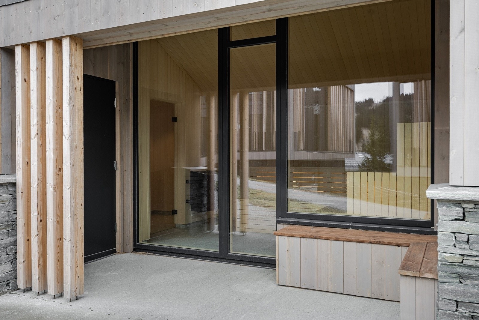 Saunaen er like gjennomført og flott som resten av Origo! Galleribilde