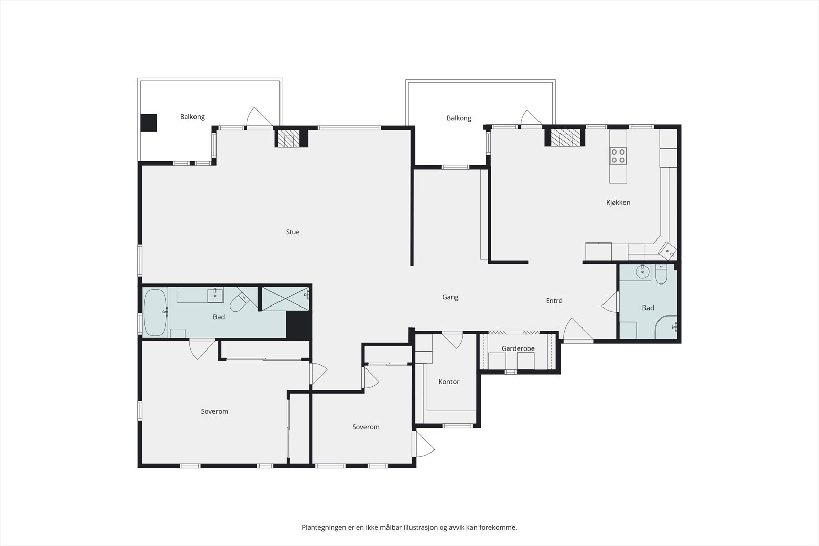 Plantegning. Galleribilde