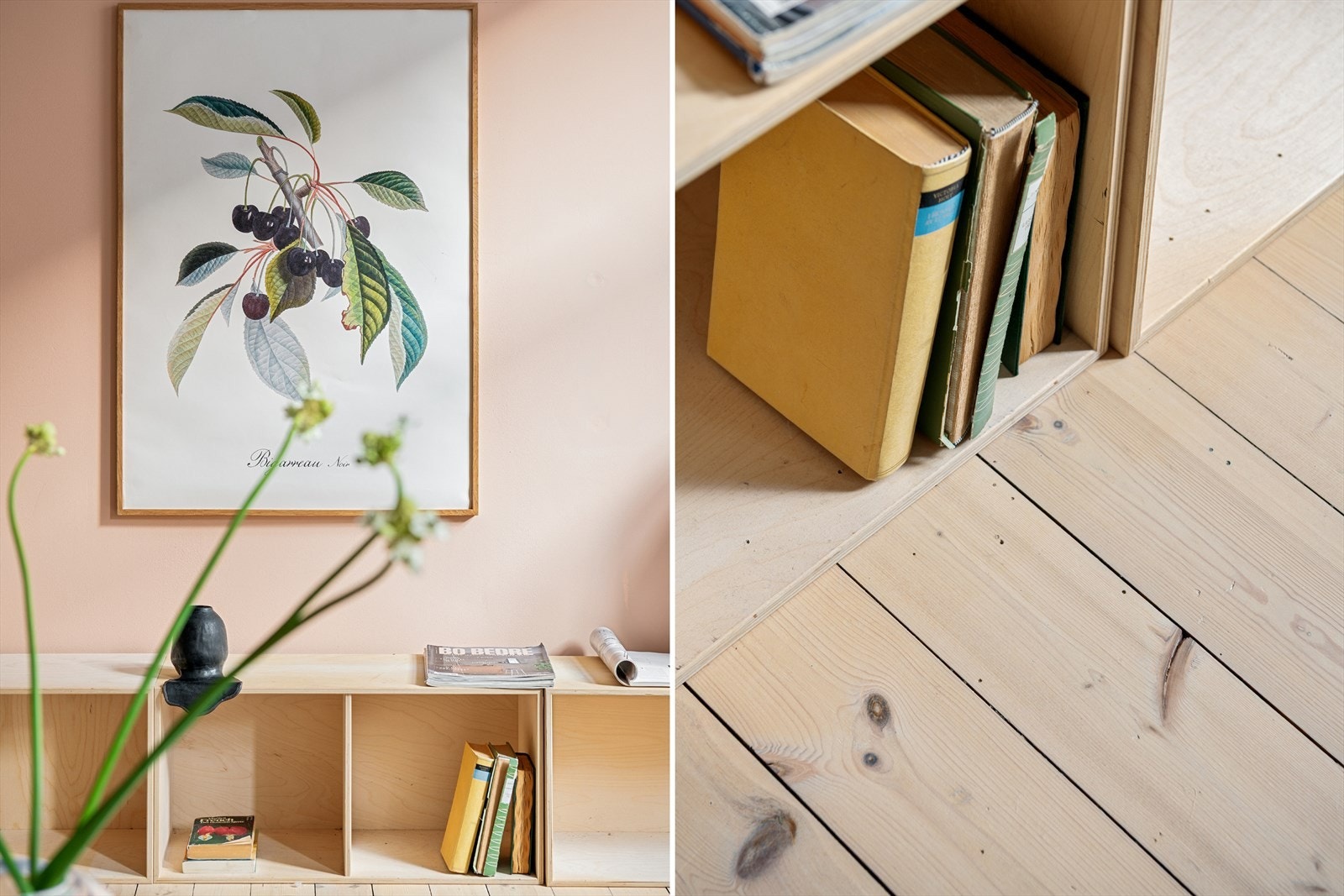 De fine originale tregulvene er bevart i alle rom og bidrar til en lun og god atmosfære. Galleribilde