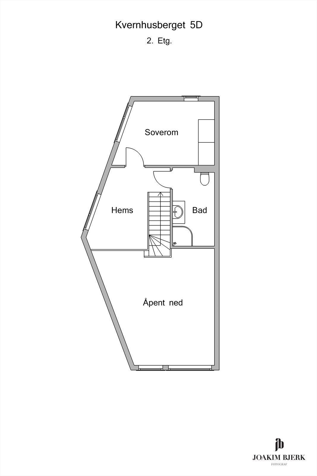 Plantegning 2.etg Galleribilde
