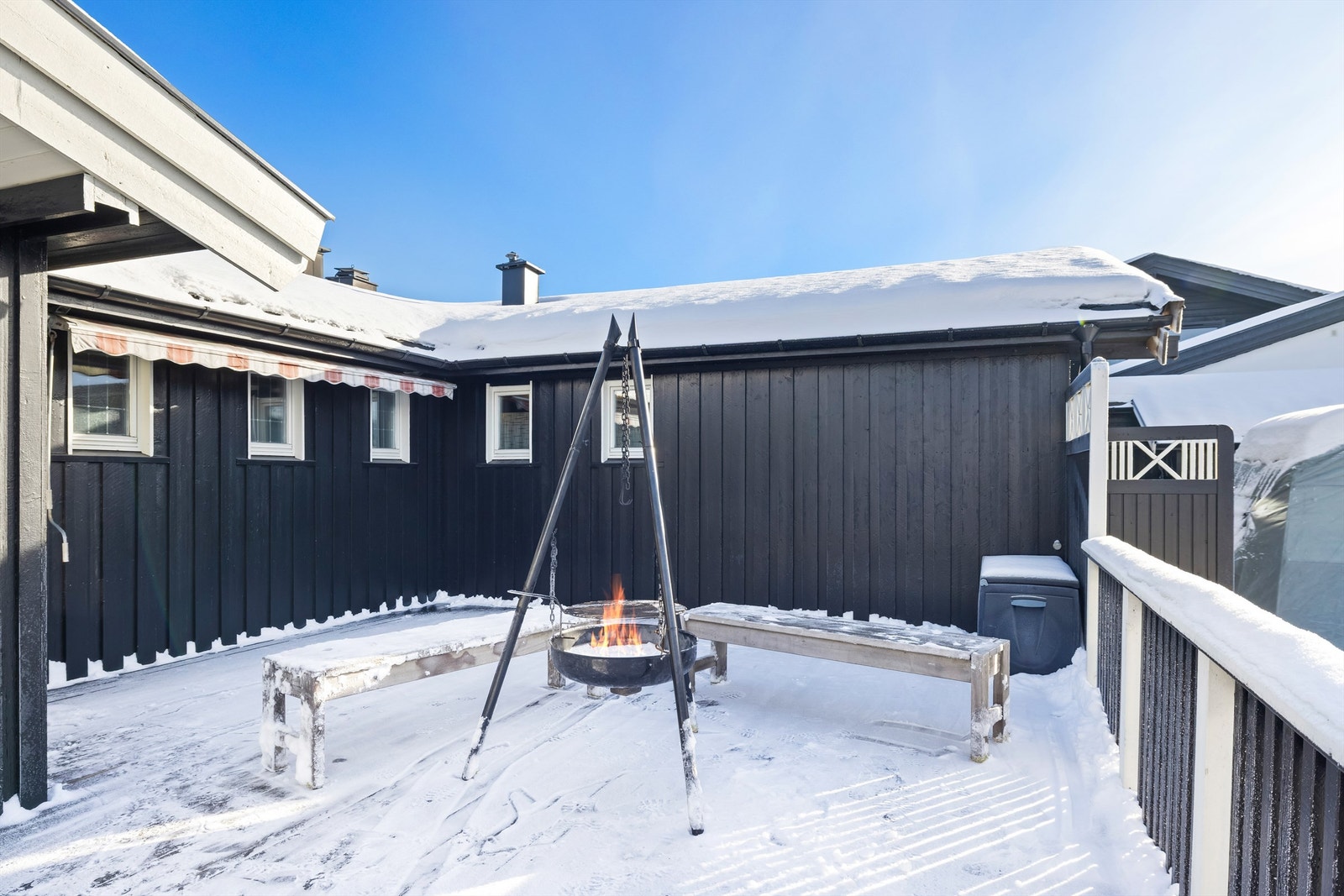 Et flott uteområde for både store og små. Galleribilde