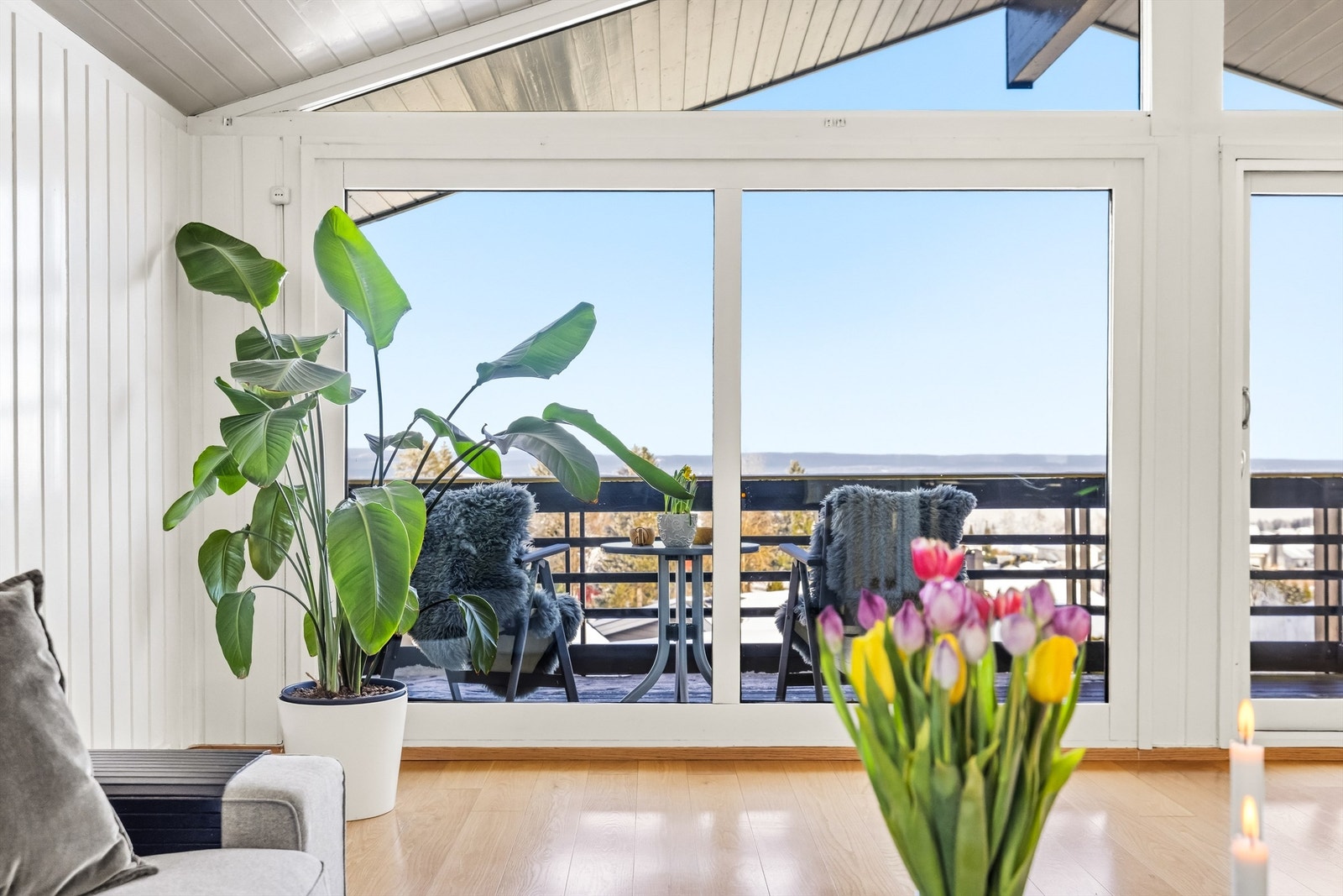 Utsikten over nærområdet og landskapet er upåklagelig. Galleribilde