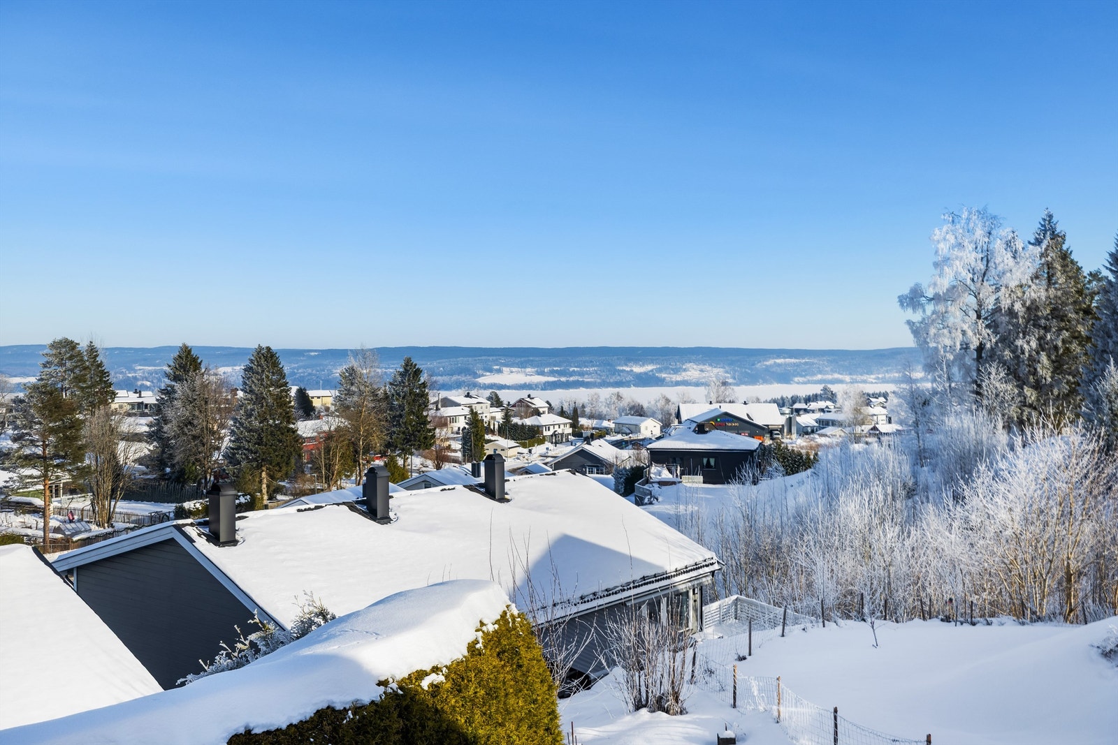 Utsikt fra balkongen Galleribilde