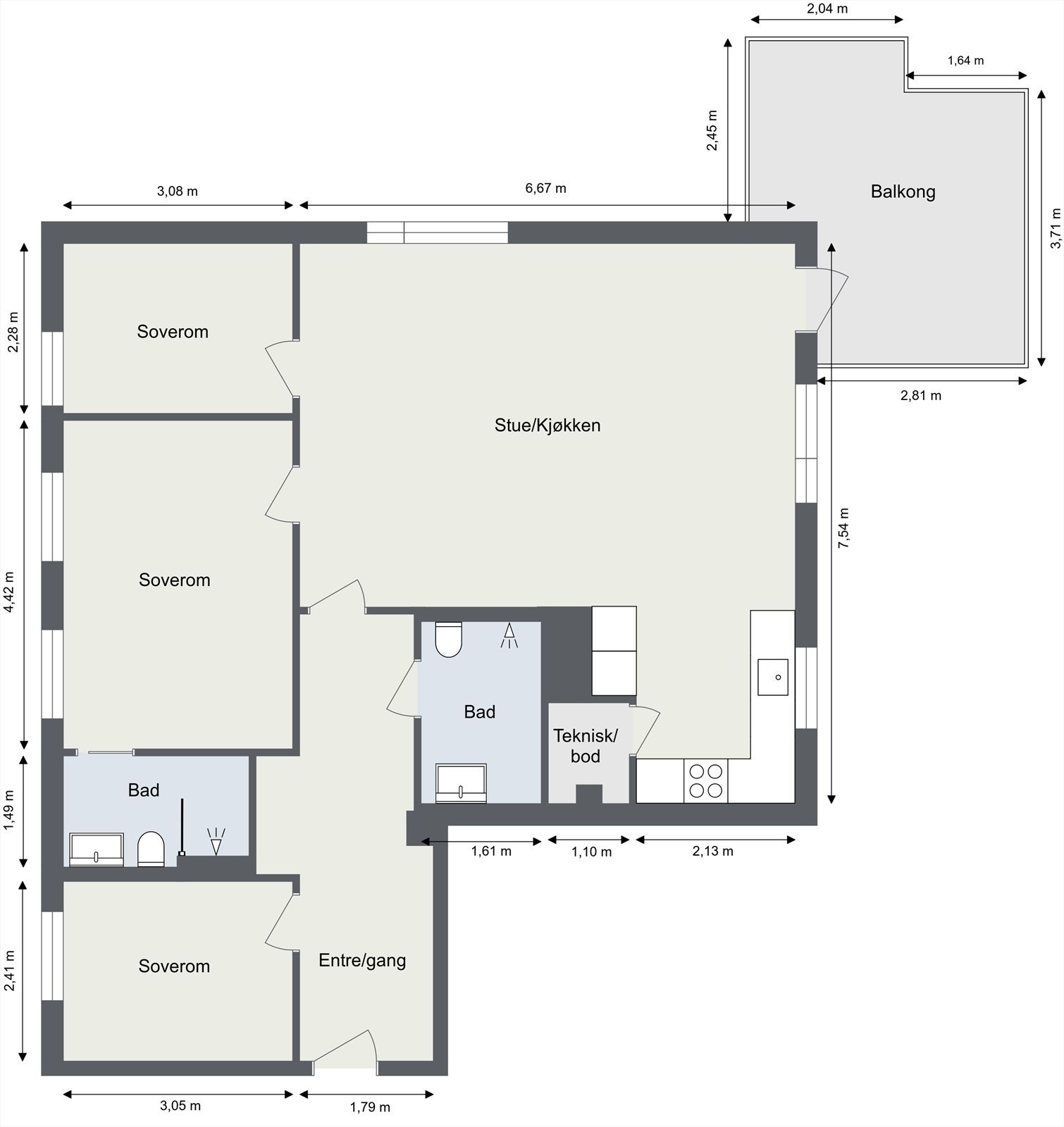 Ullveien 70 - 2. etasje Galleribilde