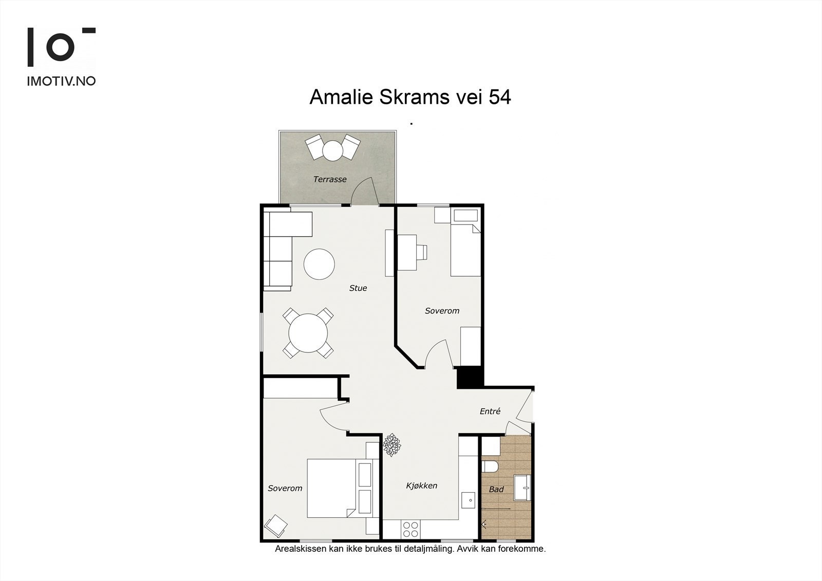 - Plantegning. I tillegg disponerer leiligheten to eksterne boder - Galleribilde