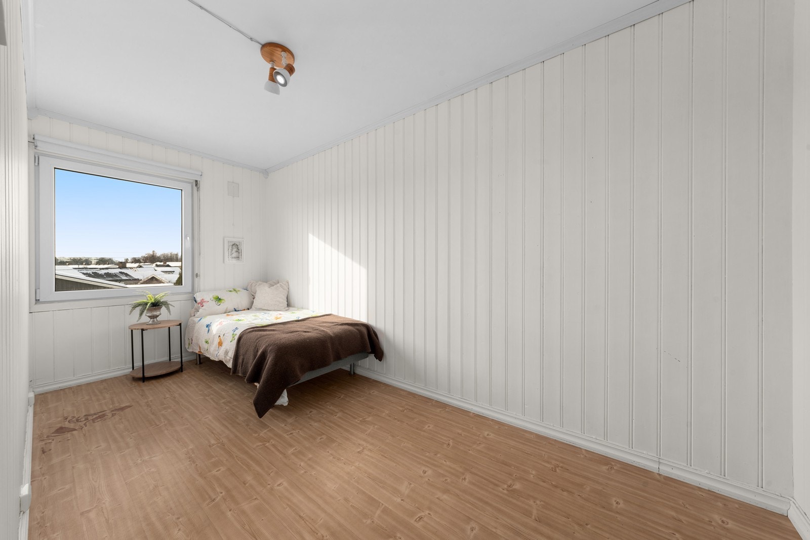 Også det tredje soverommet har en god størrelse og lyse flater. Galleribilde