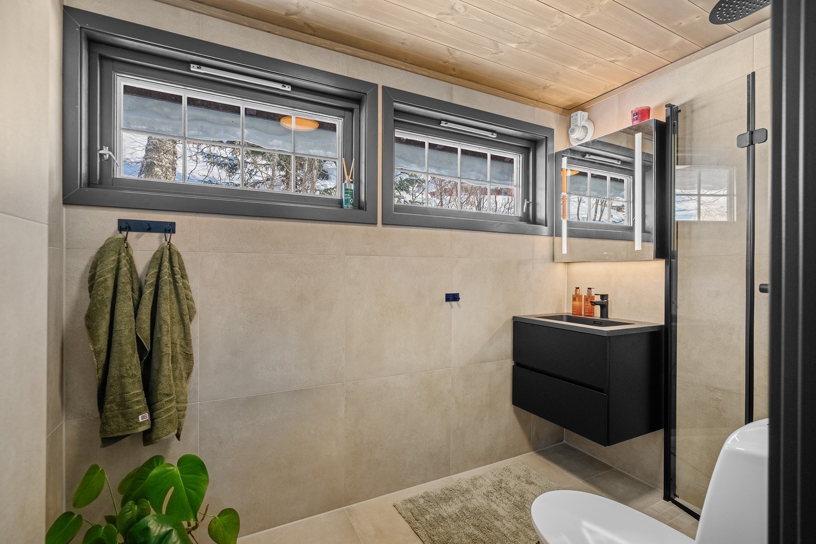 Lekkert helfliset bad. Galleribilde