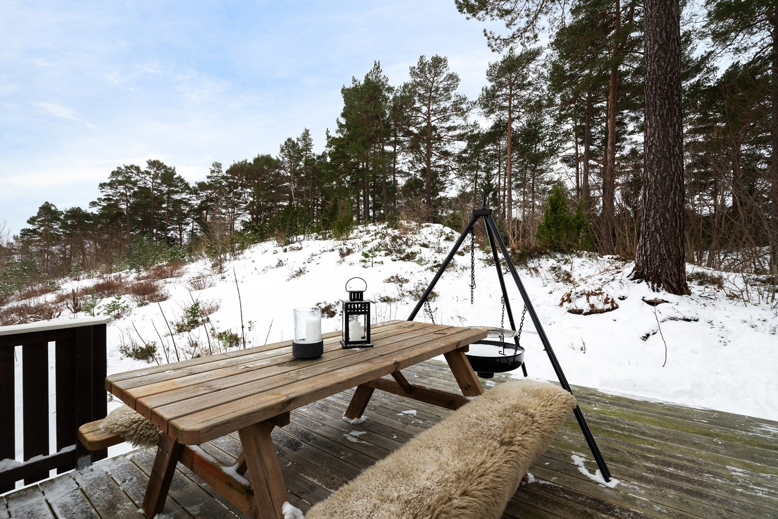 Nydelig uteplass som kan nytes hele året! Galleribilde