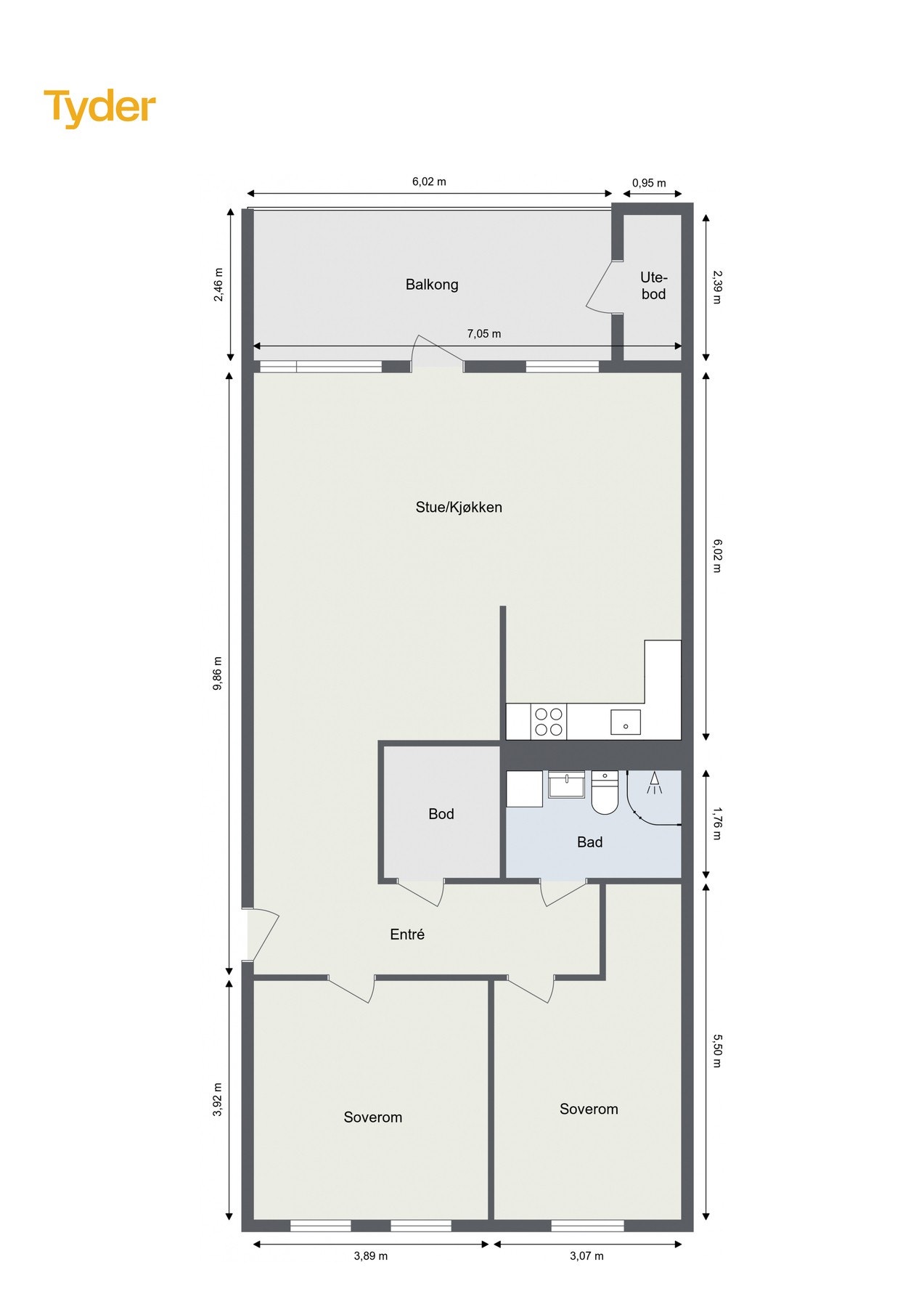 Plantegning Galleribilde