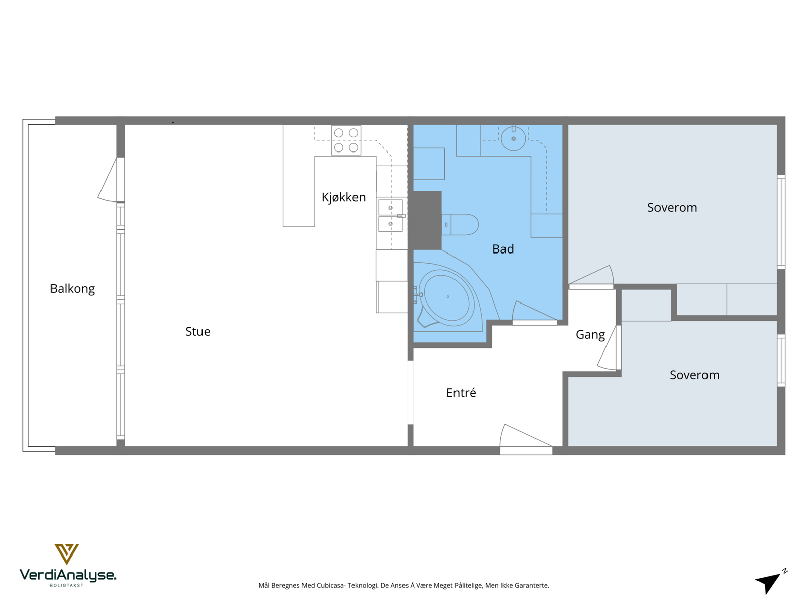 Planskisse Galleribilde