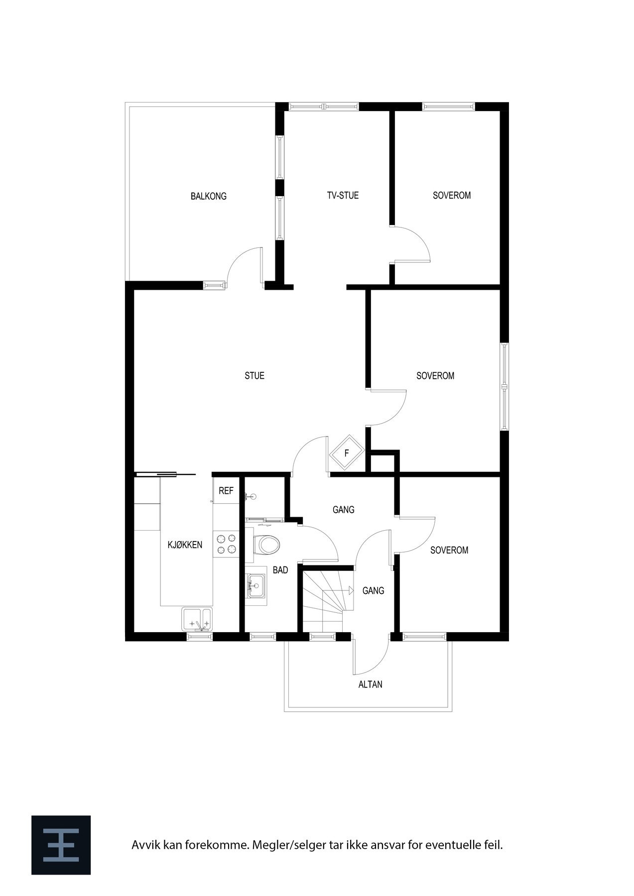 Plantegning - 2. etasje. Galleribilde