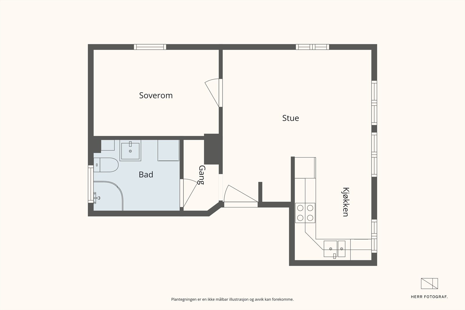 Plantegning Galleribilde