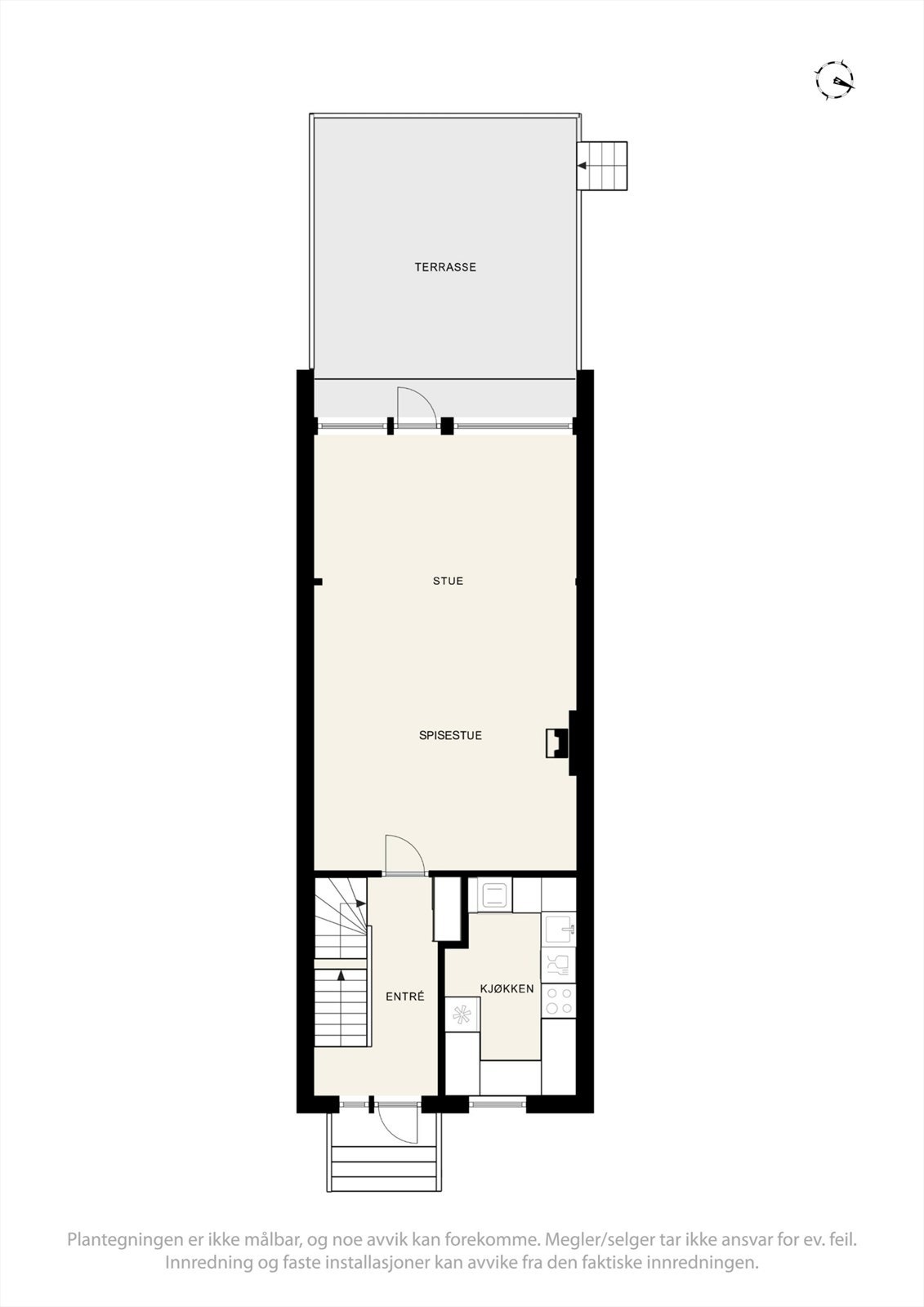 Plantegning 1. etasje. Galleribilde