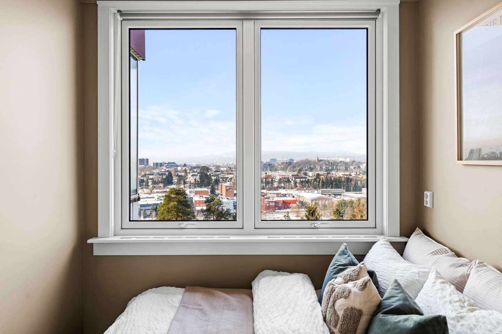 Utsikt fra soverommet. Galleribilde
