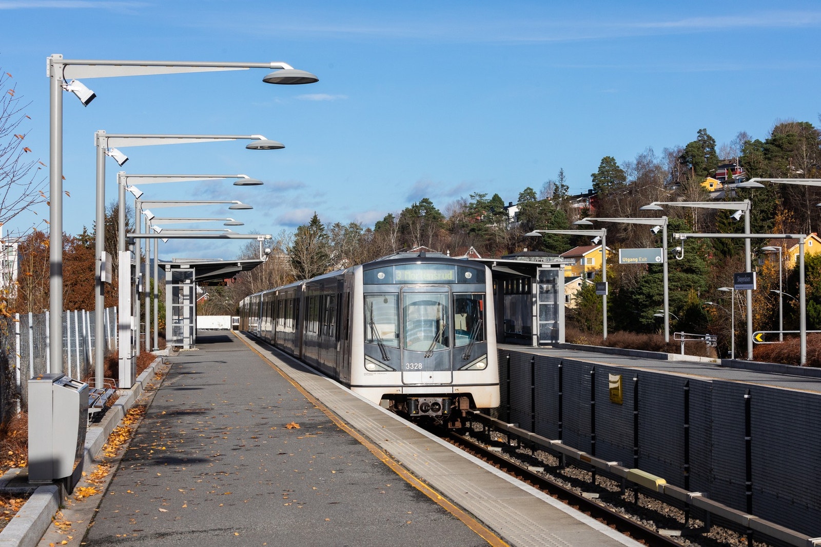 Skøyenåsen T-bane er rett ved. Galleribilde